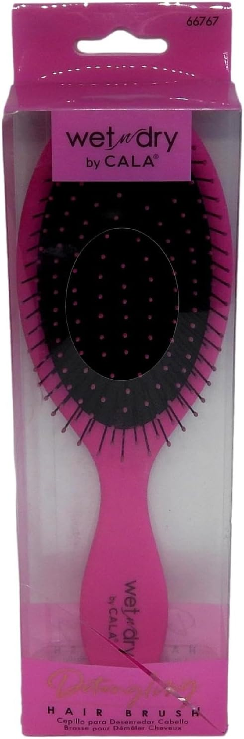 Cala Wet-N-Dry Fuchsia Hair Brush - Cobalt Blue image number 5