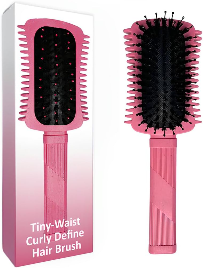 JAWUZ Curl Defining Brush, 2025 Improved Curly Hair Brush, Hair Brush Curls, Versatile Curling Brush, Curl Brush for Women, Curly Hair, Hair Care (Red) image number 2