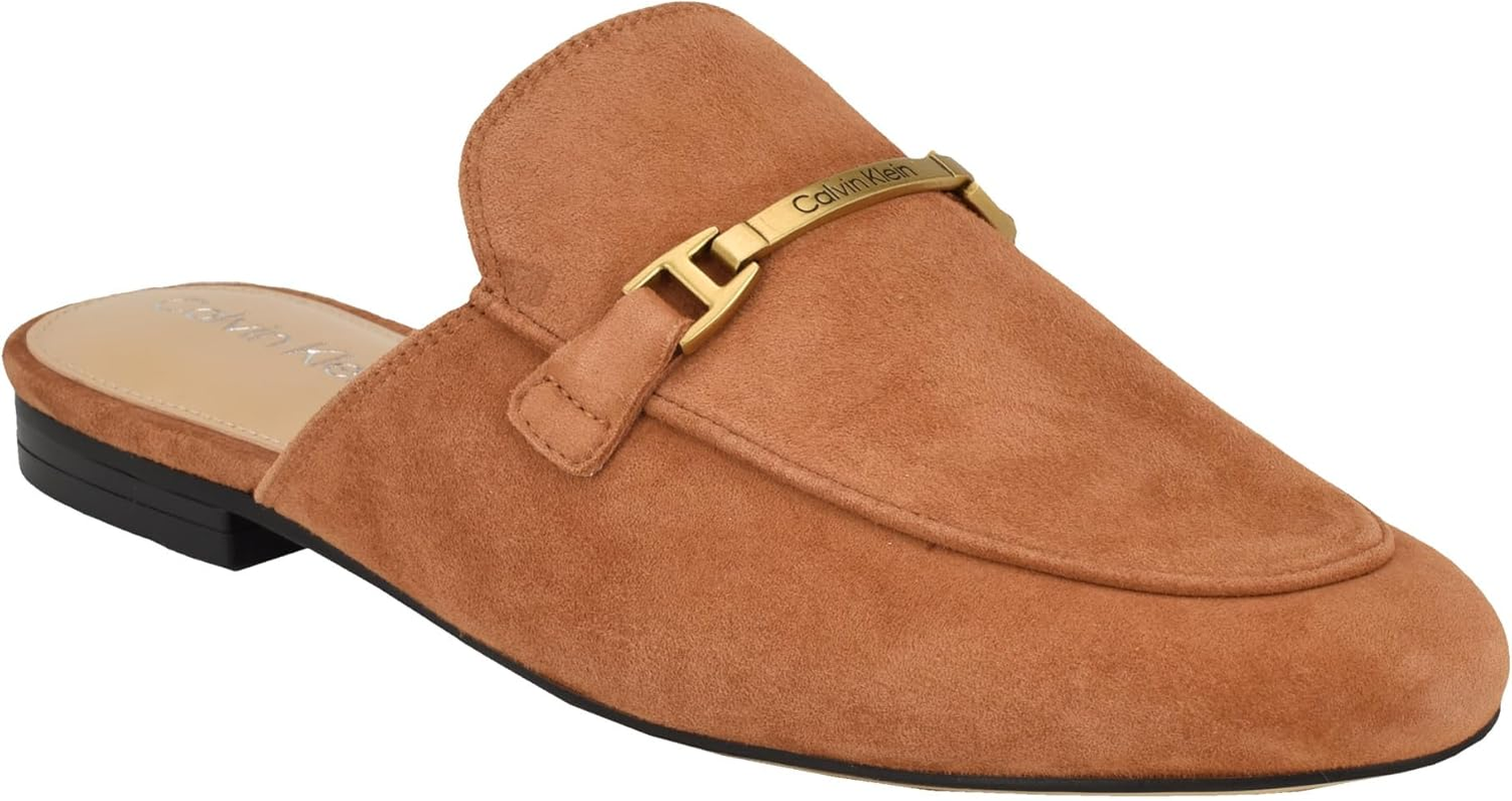 Calvin Klein Womens Sidollmule, Medium Natural 102, 9 image number 1