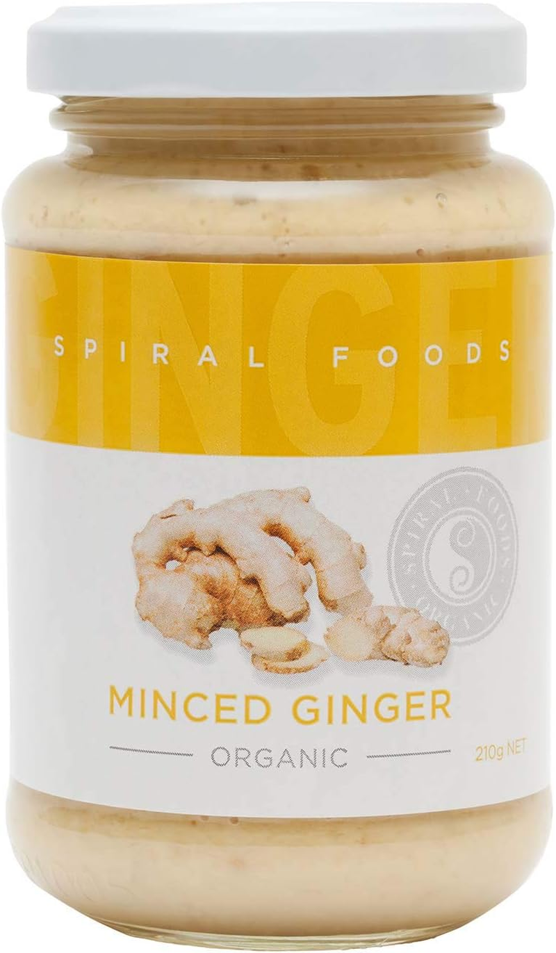 Spiral Foods Organic Minced Ginger 220G