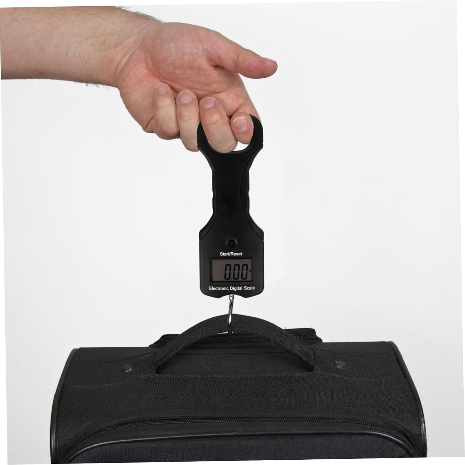 FOYTOKI 30Kg Portable Electronic Luggage Scale Handheld Weighing Scale for Travel Digital Display Multifunction for Home and Outdoor Use image number 3