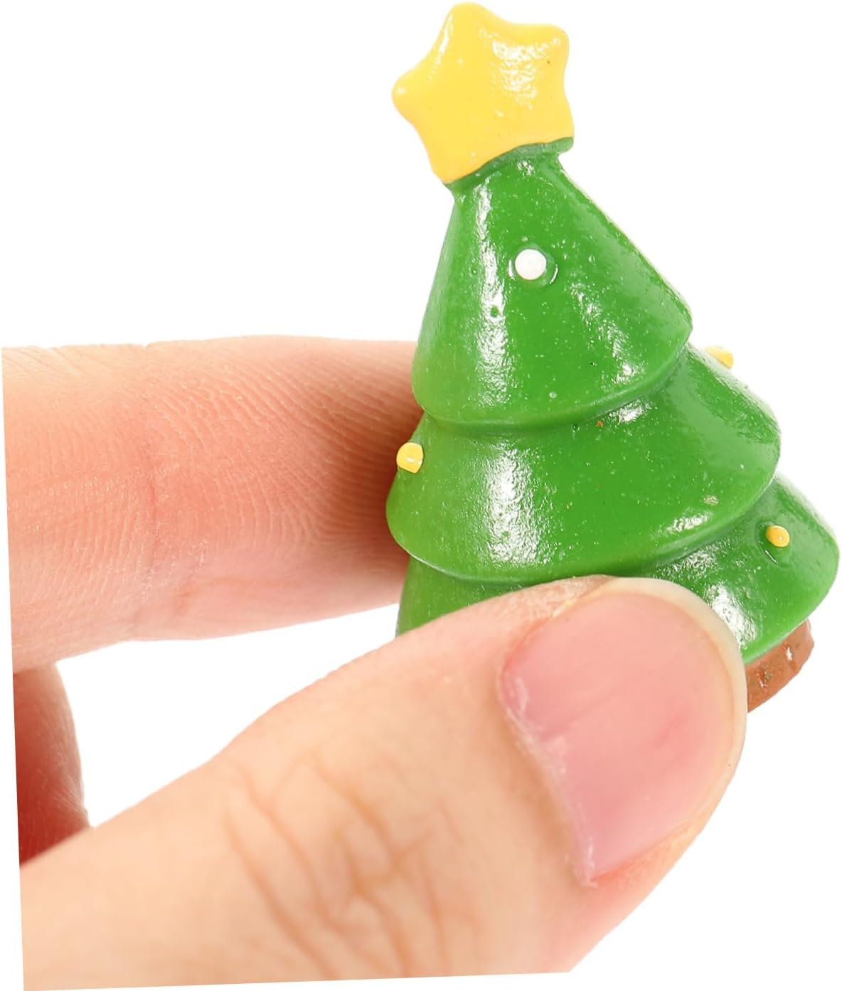 12Pcs Mini Xmas Tree Artificial Desktop Christmas Ornament Snowman and Santa Claus Decorations for Xmas Tree Decorations