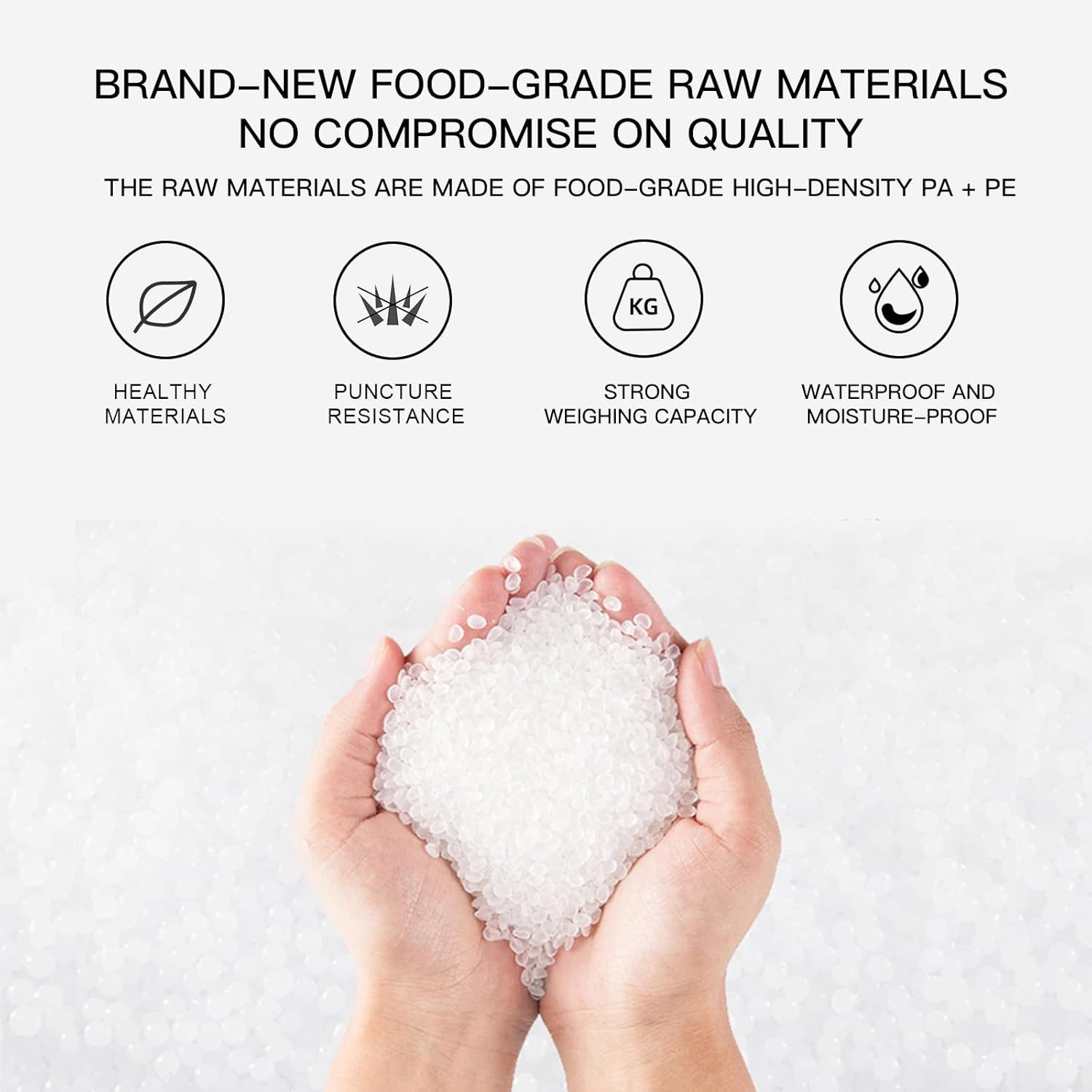 Megawise Vacuum Sealer Bags, 8-Inch Wide X 21.6 Feet Long, Compatible with Megawise & Most Vacuum Sealers, Durable & Bpa-Free Rolls for Food Storage image number 1