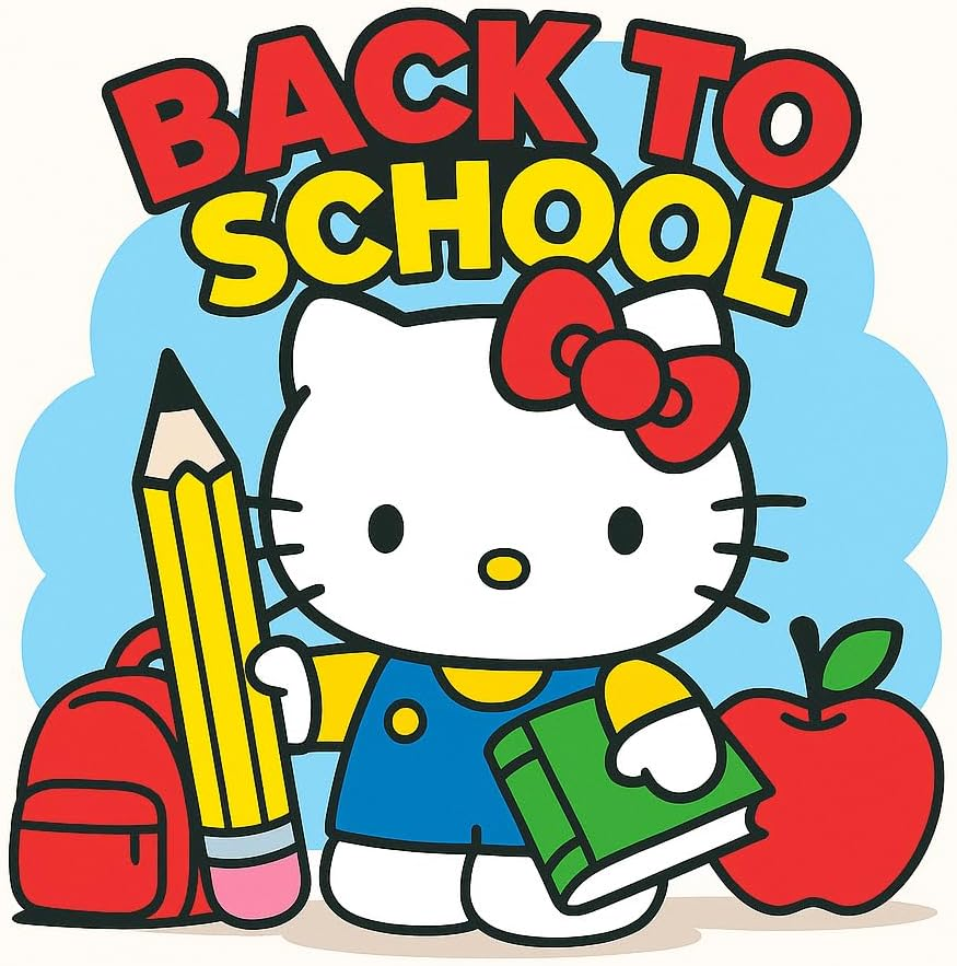 Fast Forward Sanrio Hello Kitty School Backpack Toddler Backpack for School | Hello Kitty 16" Kids Backpack Bookbag for Girls image number 5