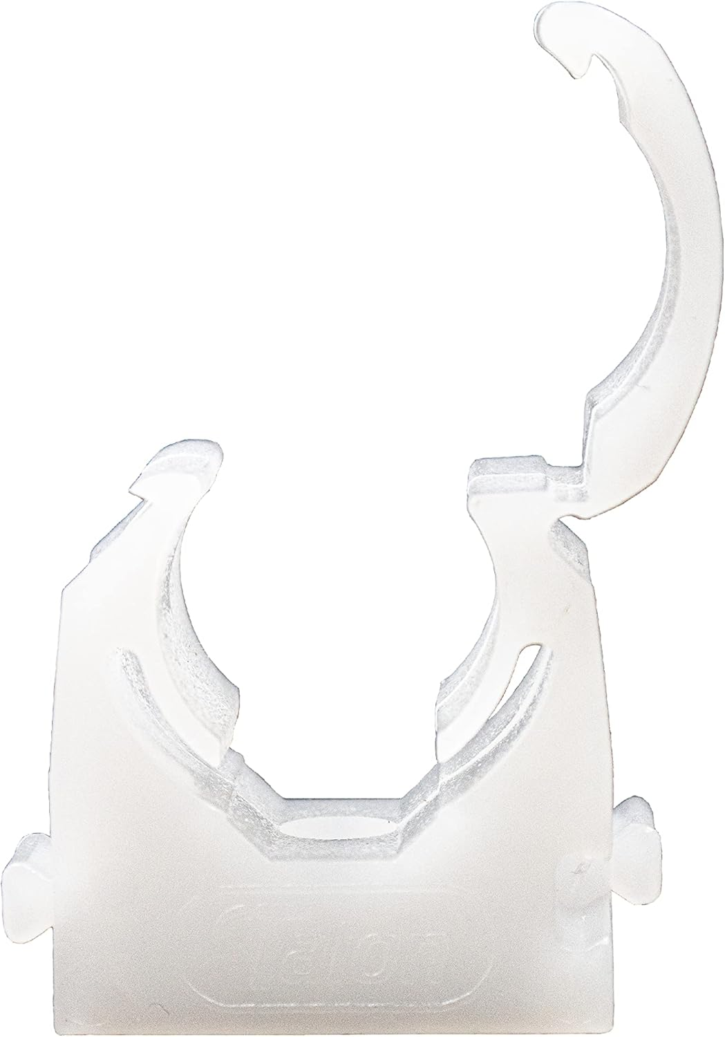 Talon - 16Mm Single Hinged Pipe Clip X100 - Natural - 360&deg; Fixing for Pipework - up to 85&deg;C - Safe for Use on Plumbing, Gas and Air Conditioning Pipe image number 4