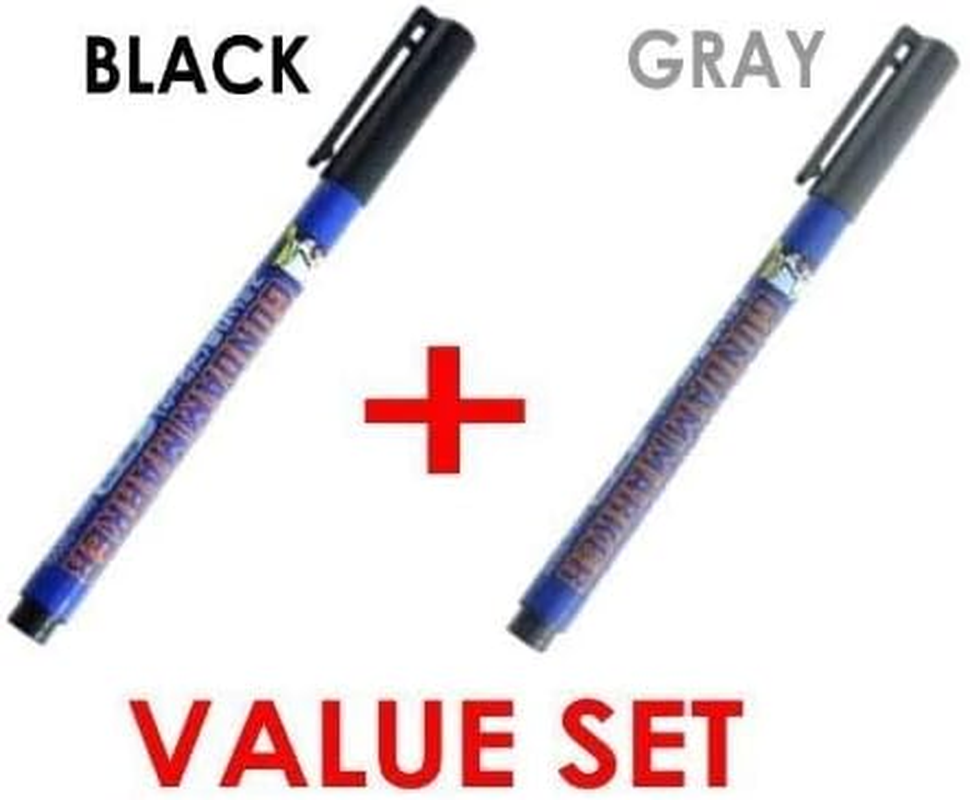 Gundam Gm01 Black Fine Line & Gm02 Gray Fine Line Value Set image number 1