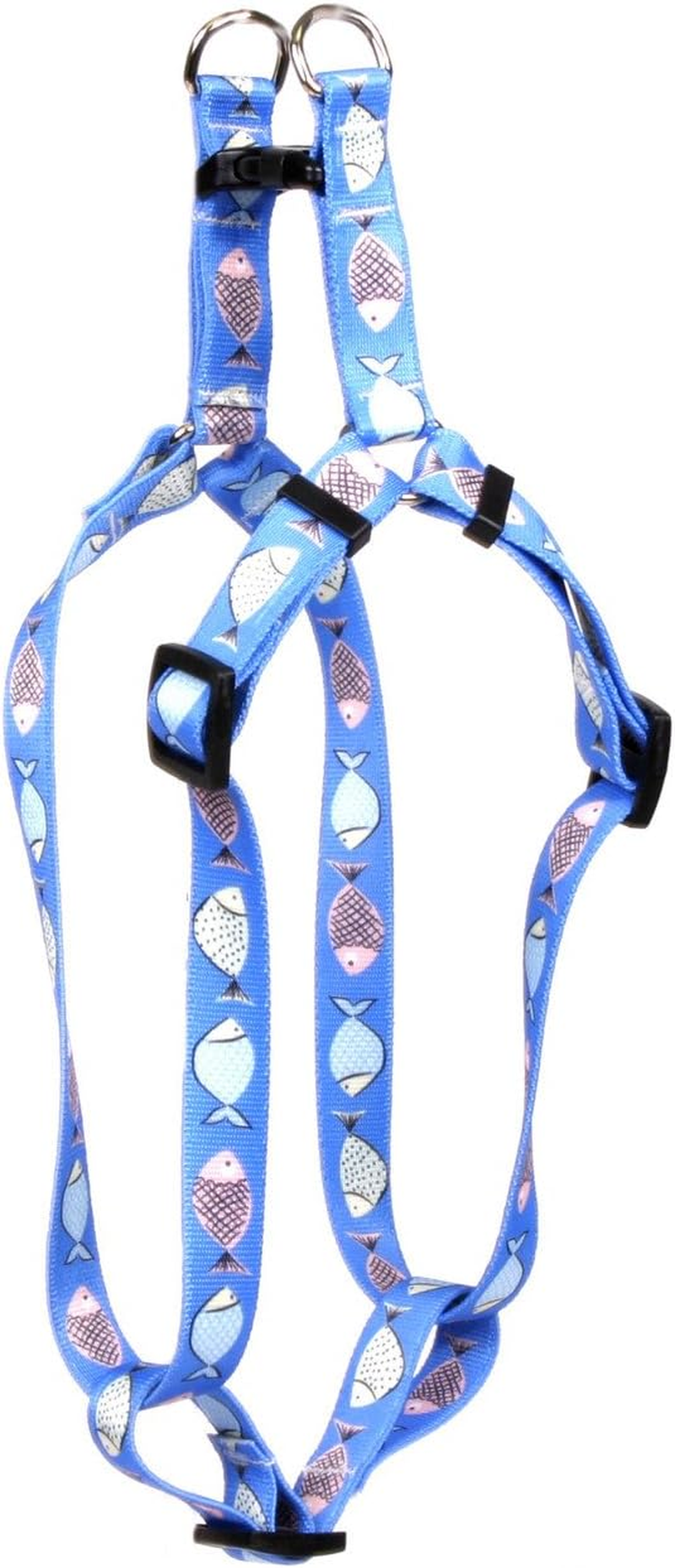 Yellow Dog Design Bright Owls Step-In Dog Harness 3/4" Wide and Fits Chest Circumference of 15 to 25", Medium