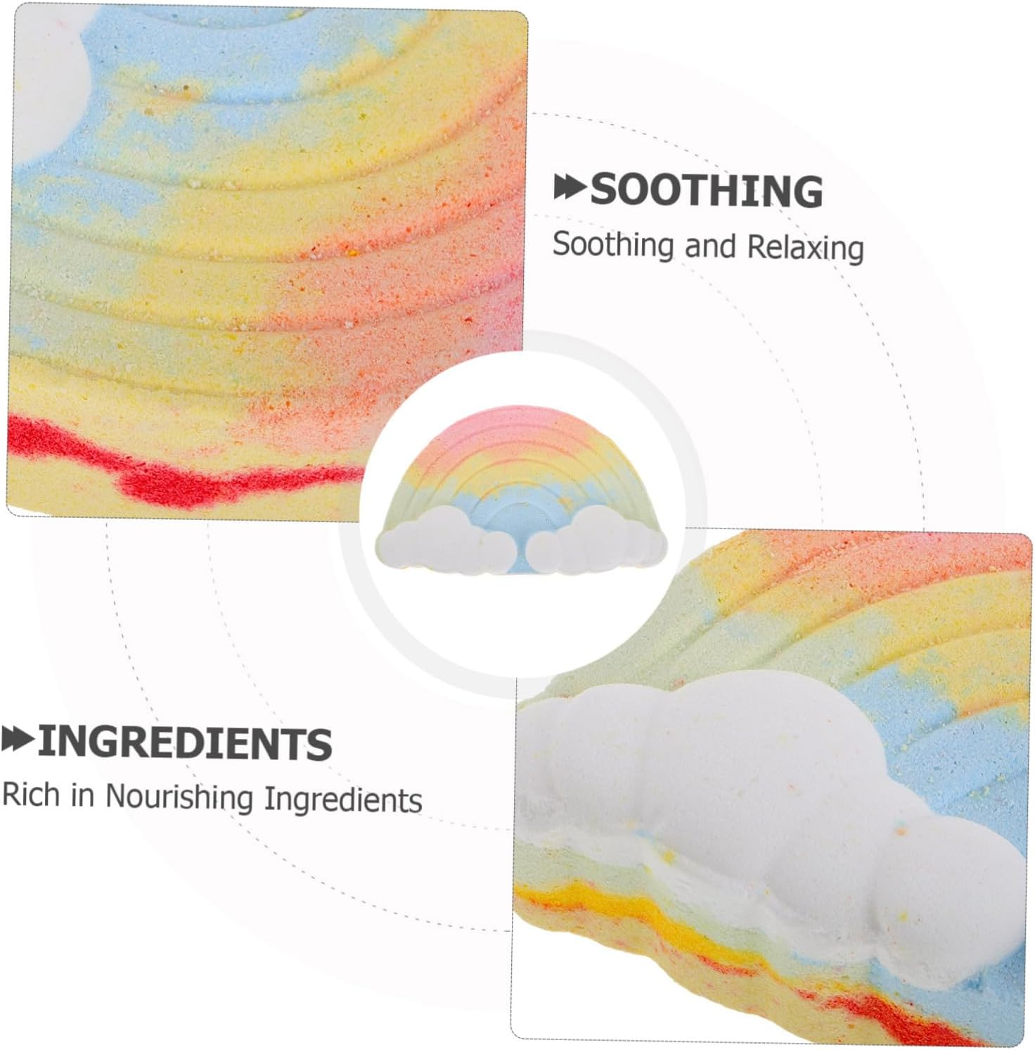 PACKOVE Creative Cloud Bath Aromatic Essential Oils for Moisturizing Bubble Unique Bathing for Women Portable Bathing with Delightful Fragrance image number 2