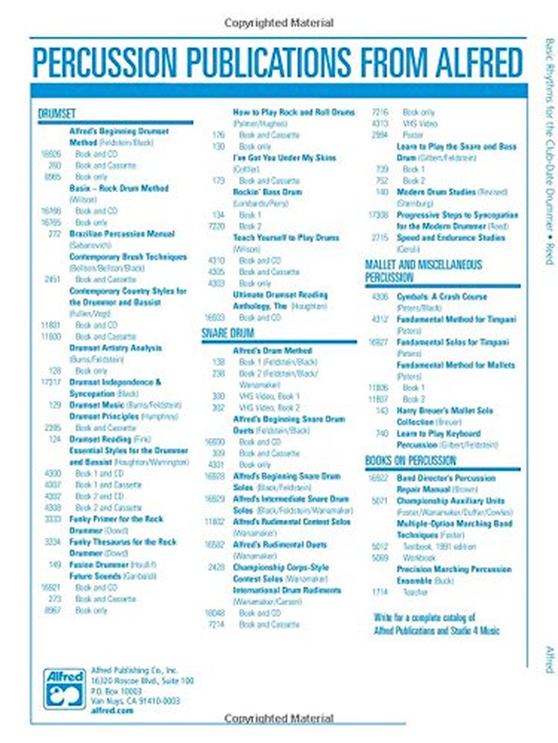 Basic Rhythms for the Club Date image number 1