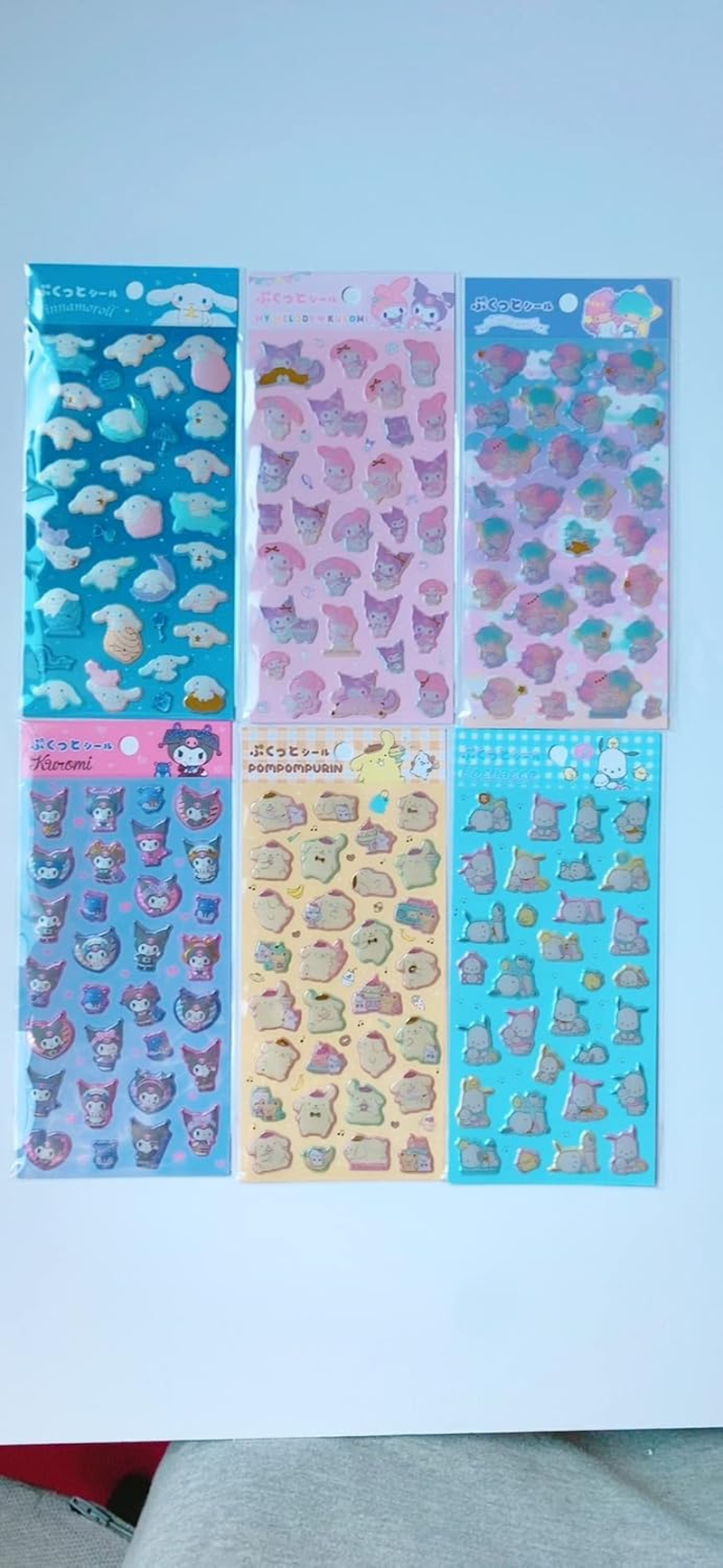 Can Do Pompompurin Pukutto Sticker Puffy Cushion Seal Cute Yellow image number 2