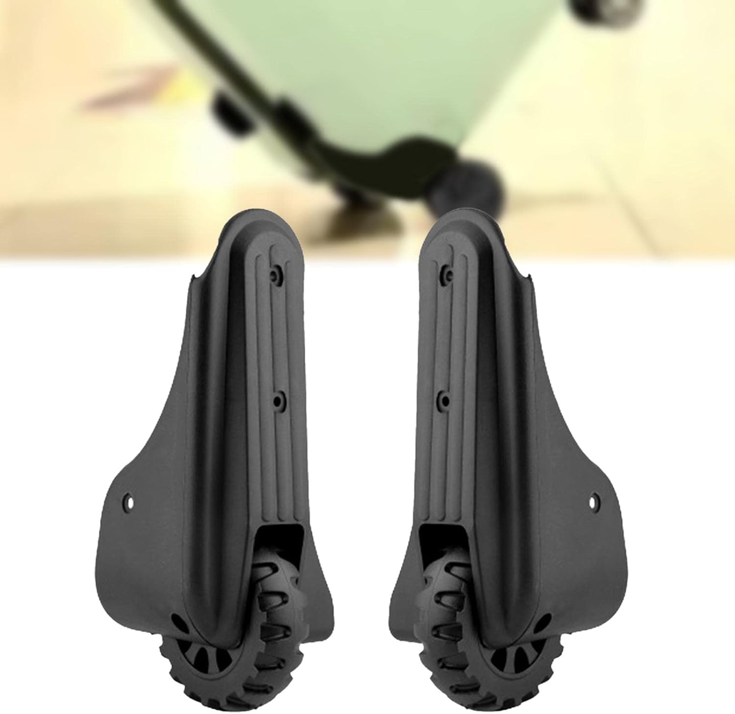 Ronyme a Pair Travel Suitcase Luggage Wheels Repair Trolley Cases Replacement Accessories image number 3