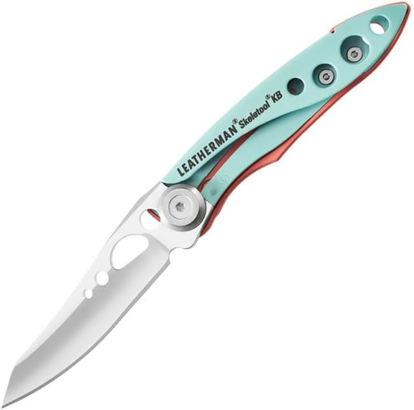 Leatherman Skeletool KB - Lightweight, Robust Multi-Purpose Pocket Tool with Bottle Opener, Stainless Steel, Paradise