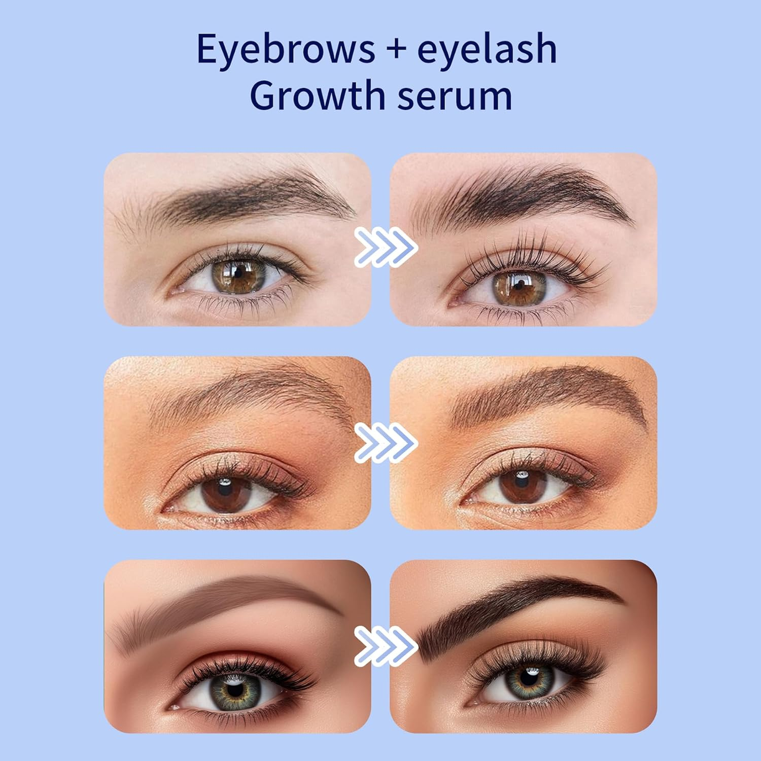 Eyelash and Eyebrow Growth Serum Set &ndash; Nourishing Lash & Brow Enhancer for Thicker, Fuller, Healthier Looking Lashes and Brows &ndash; Hydrating & Strengthening Formula image number 1