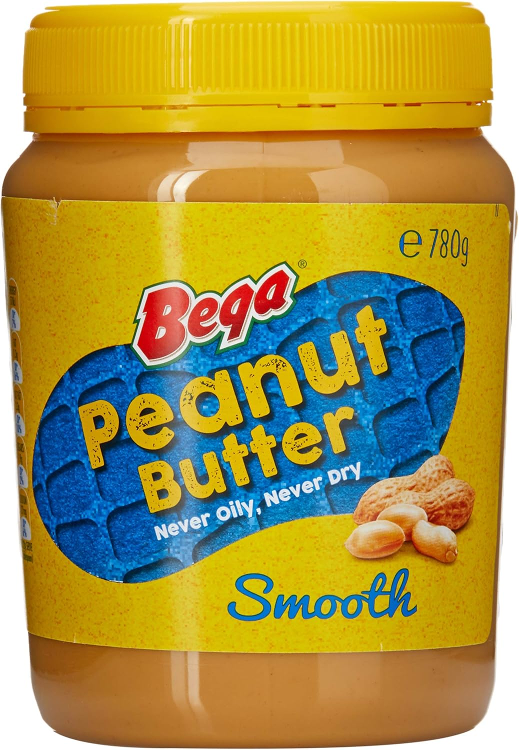 Bega Smooth Peanut Butter, 780G image number 1