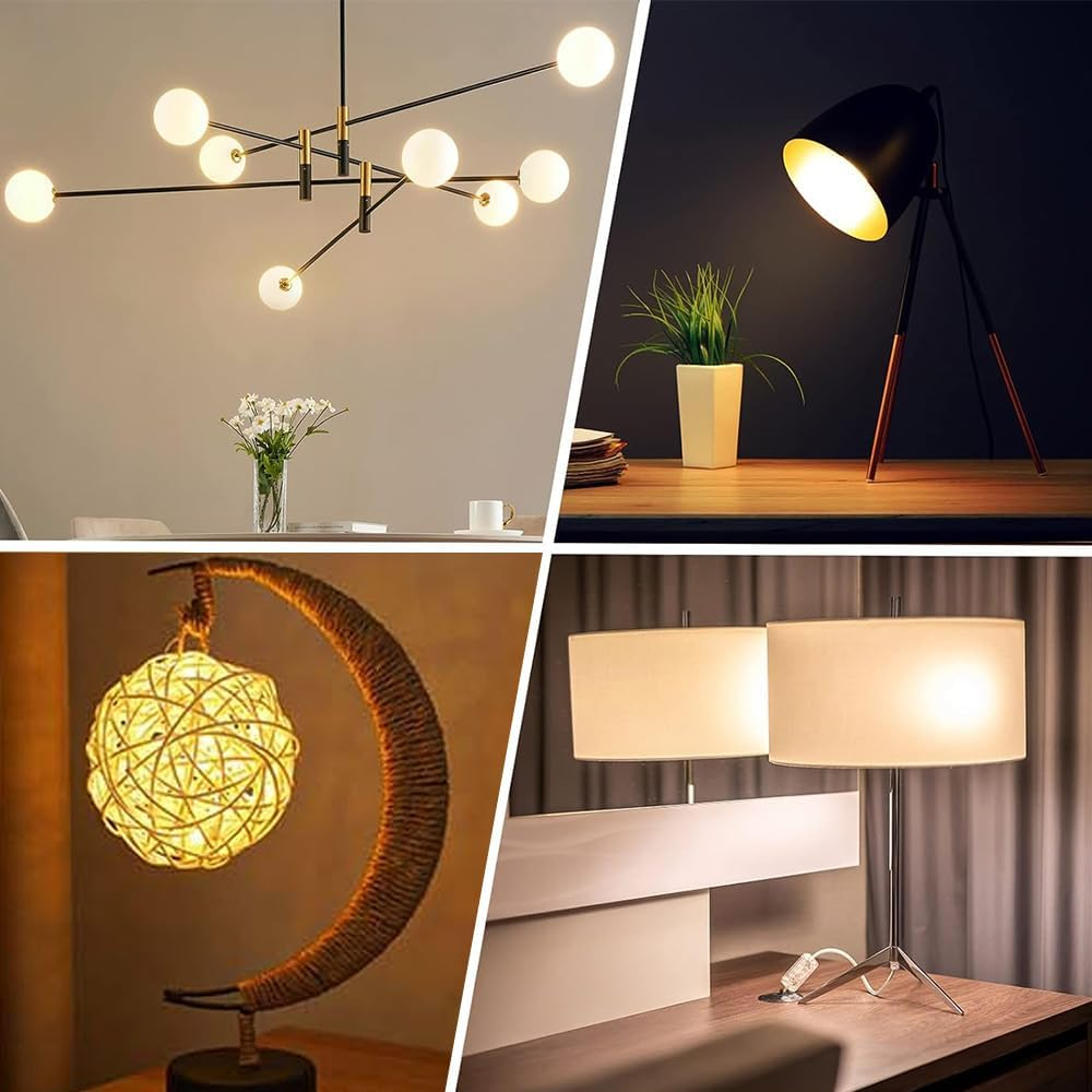 FEILEMAN E14 LED Light Bulbs Small Edison Screw P45/G45 2700K Warm White 8W (Replaces 70W) 880LM Super Bright E14 SES Golf Mini Globe Bulb No Dimmable, Pack of 6 image number 5