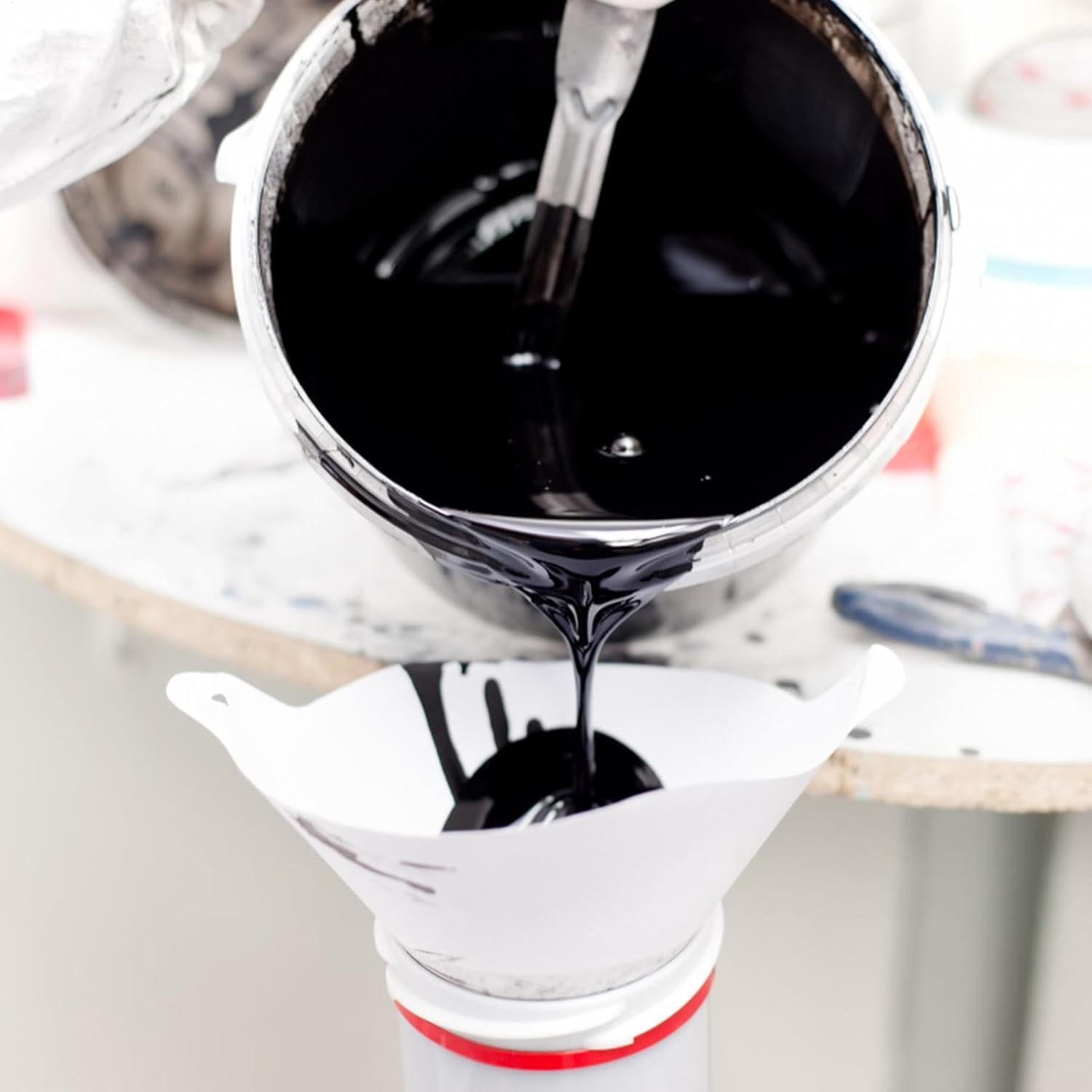 Auto Paint Filter Strainer | 230 Pcs Funnel Paint Filter Strainer Conical Shape - Fine Mesh Paint Filter Replacement for Art Painting, Automotive Spray Paint, Edible Oil Filter, Car Essentials image number 6