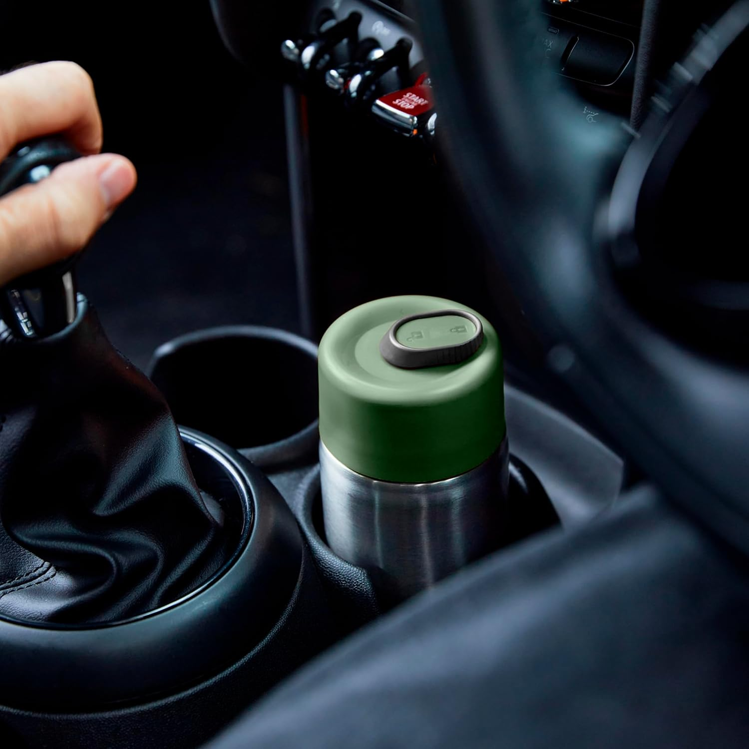 BLACK + BLUM Insulated Travel Cup, Olive, 340 Ml Capacity image number 5