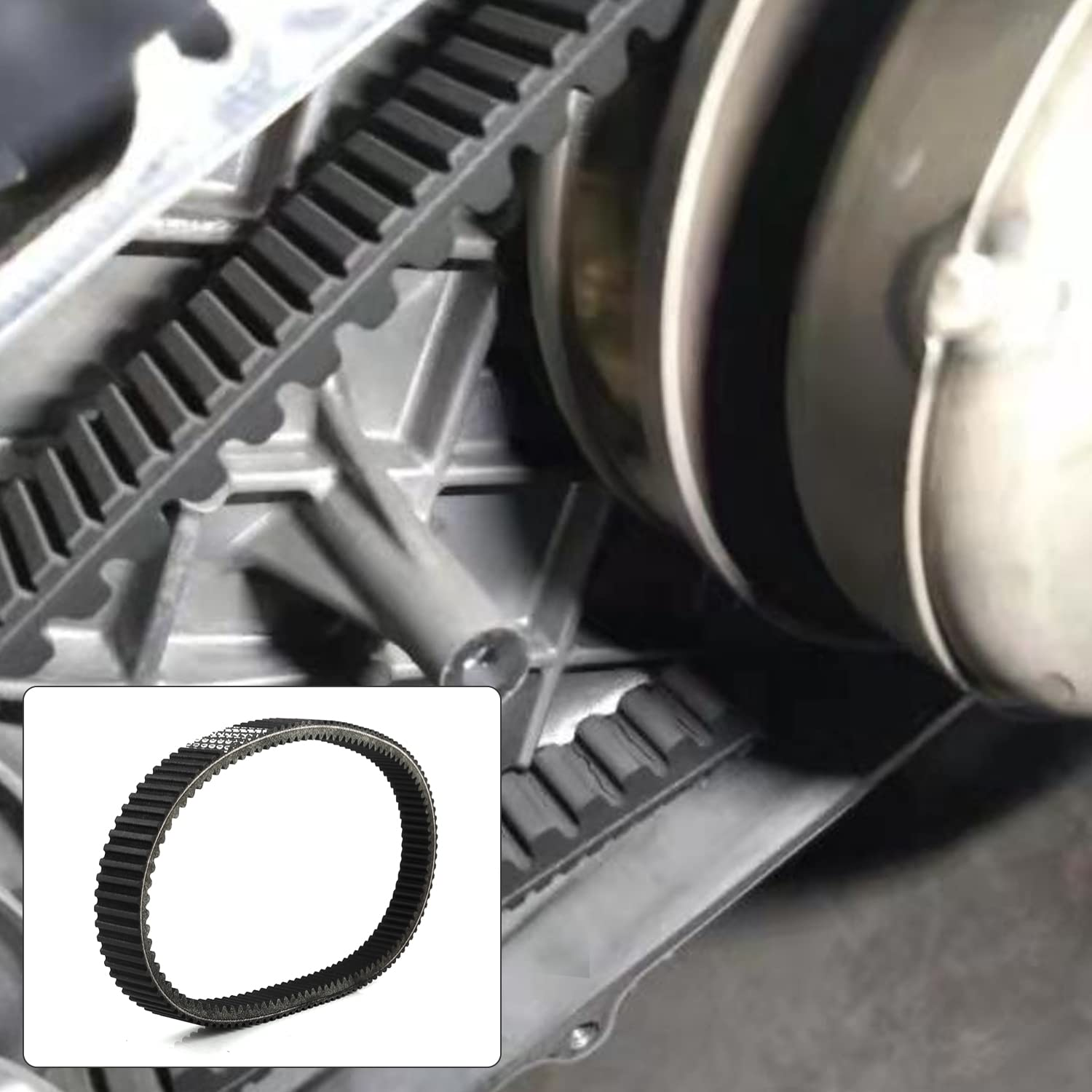 KARSEE Drive Belt Replacement for Yamaha Snowmobile 08-14 8DN-17641-01-00 image number 5