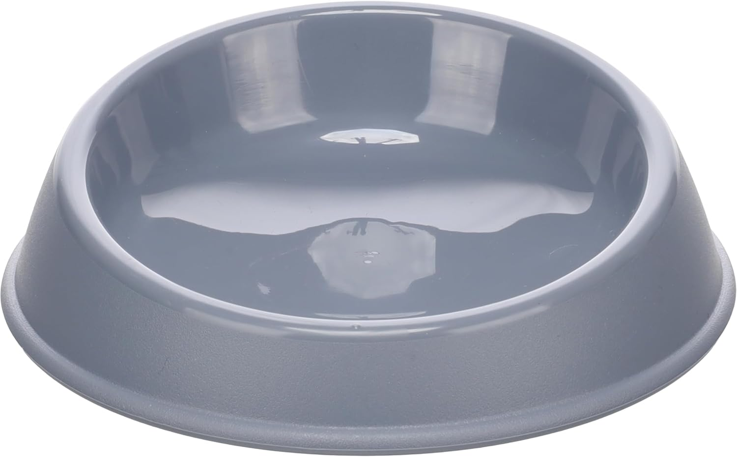 Flamingo Pandor round Grey Food and Water Bowl for Cats &ndash; 19 X 5.5 Cm 250 Ml &ndash; Durable, Practical and Elegant