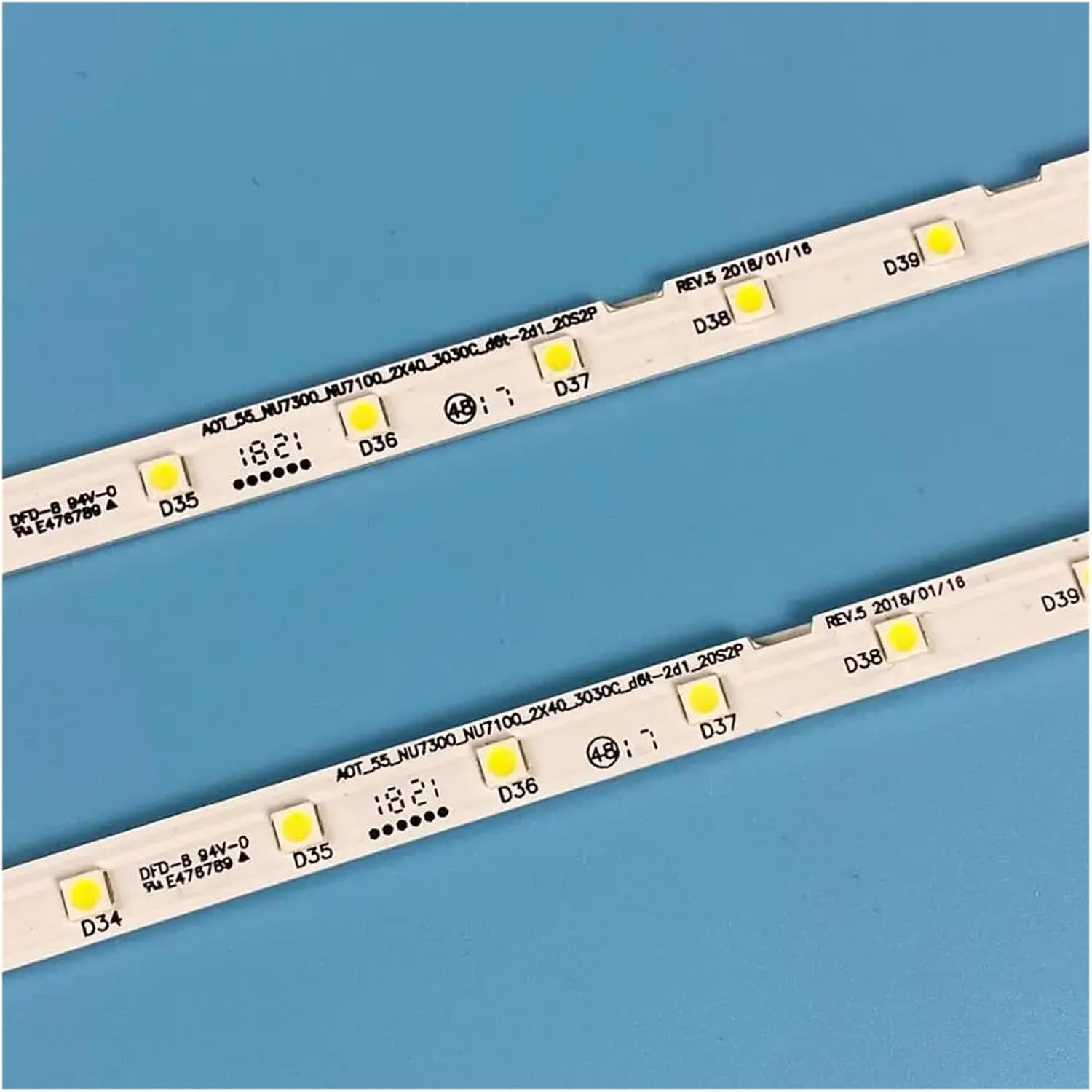 LED Backlight Strip for Sam-Sung UE55NU7379 UE55NU7026 UE55NU7026K UE55NU7120K UE55NU7025 UE55N5500 UE55NU7179 UE55NU7402 image number 2