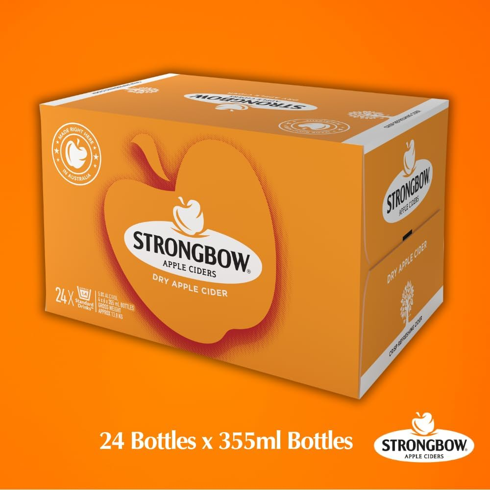 Strongbow Dry Apple Cider Bottle 355 Ml 4 X 6 Pack image number 2