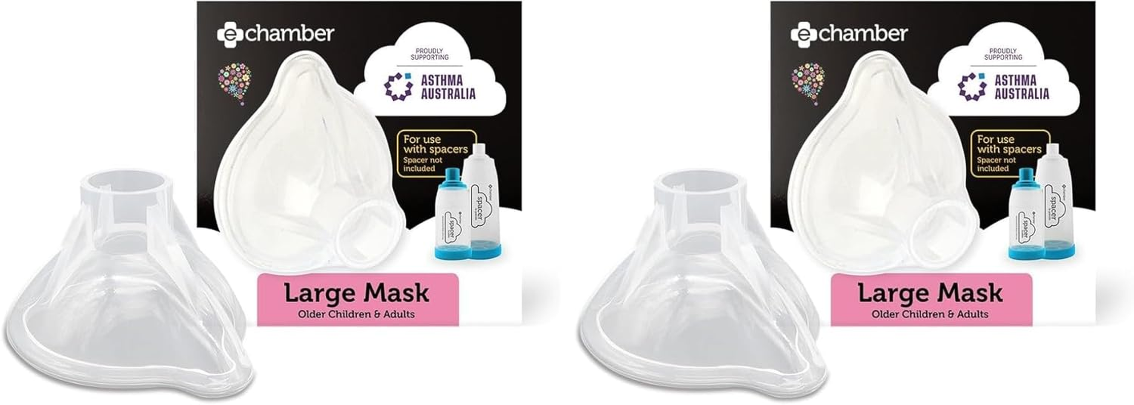 Large Mask for Asthma Spacers image number 4