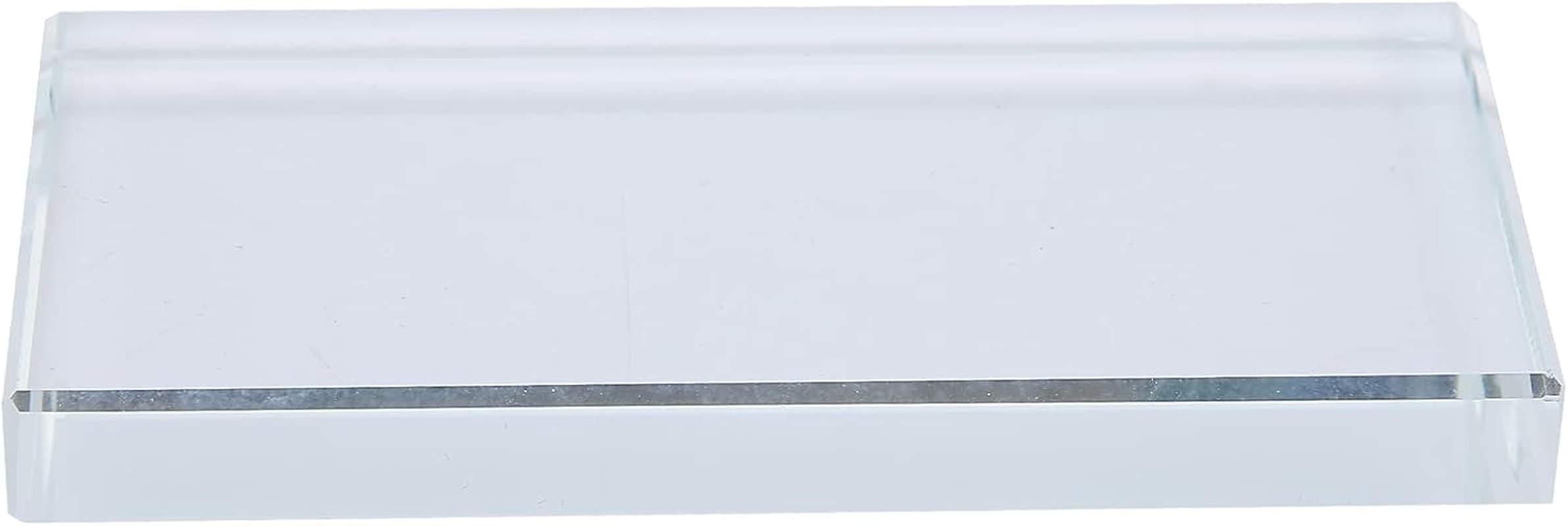 Tnfeeon Nail Art Palette, Glass Material Nail Mixing Plate, Spacious Design for Polish and Eyelash Glue, Ideal for Salons and Home Use image number 3