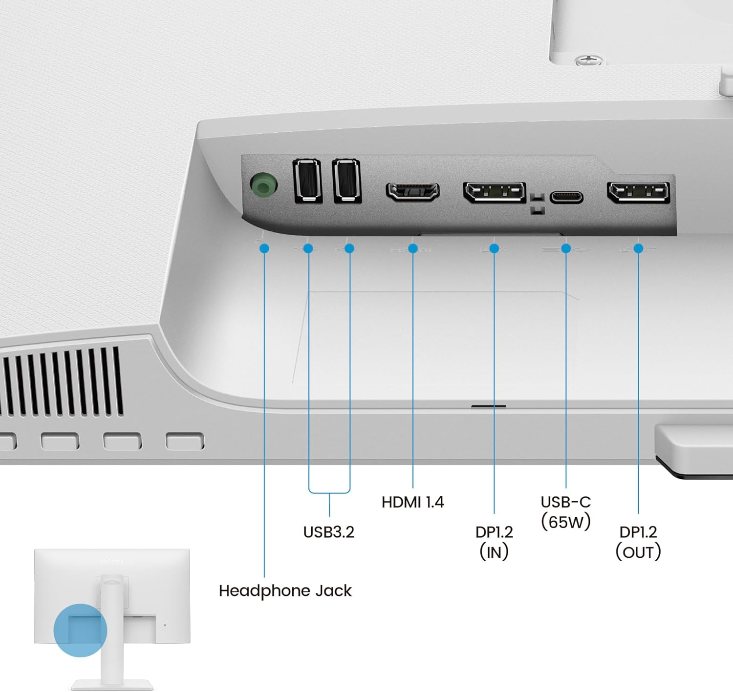 Benq GW2786TC 27" IPS 1080P Home Office Monitor, FHD, USB-C (65W Power Delivery), 100Hz, Eye-Care, Ergo Design, USB Hub, Daisy-Chain, High Refresh Rate, 99% Srgb, HDMI, Display Port, T&Uuml;V Certified