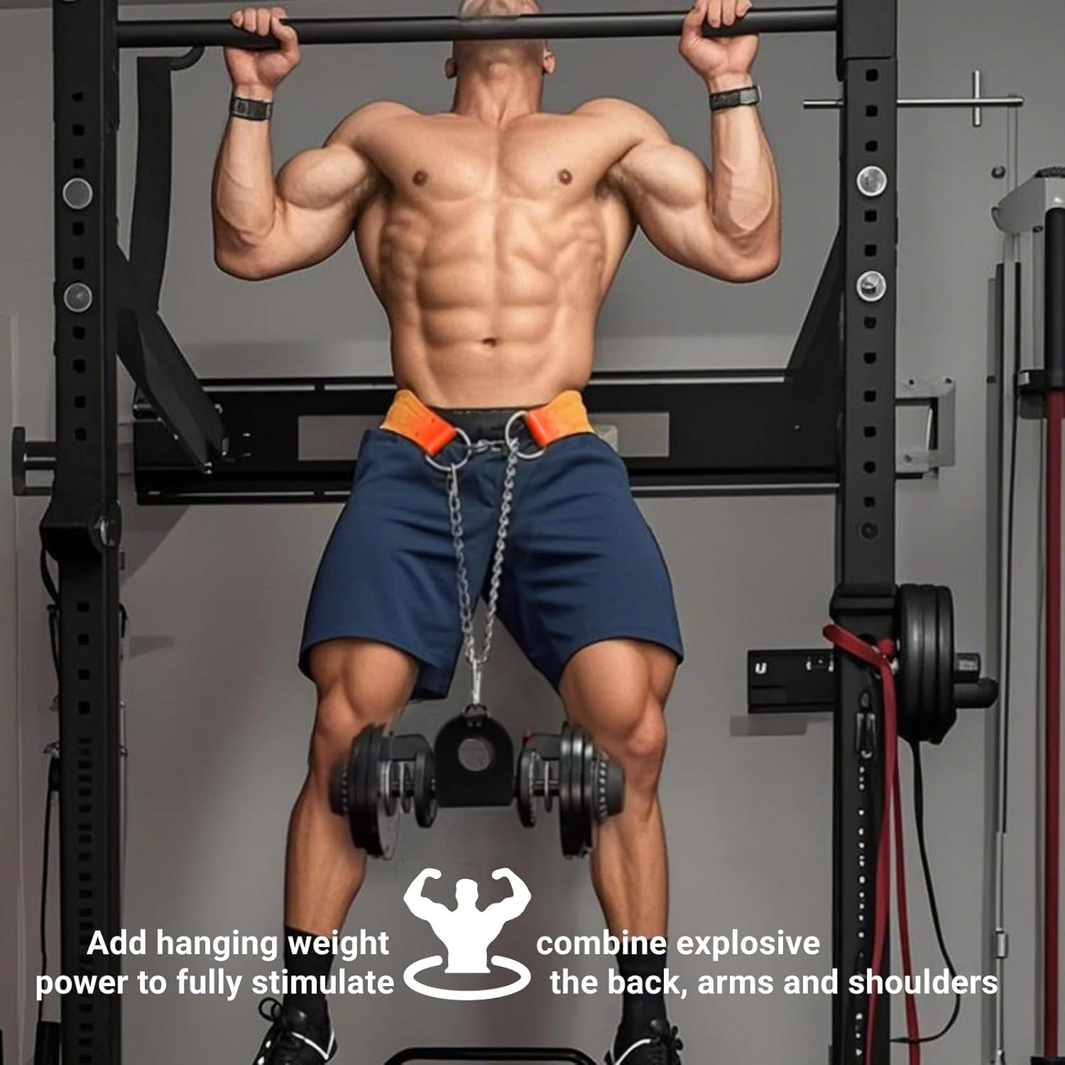 Ecogleam Barbell U-Shaped Clamp with T-Shape Handle Attachment for Loading Dumbbells on Barbells, Barbell Clip, Wall Lead Adapter, Turn Bars in Landmines, Gym Equipment, Weightlifting Hook, Dumbbell image number 3