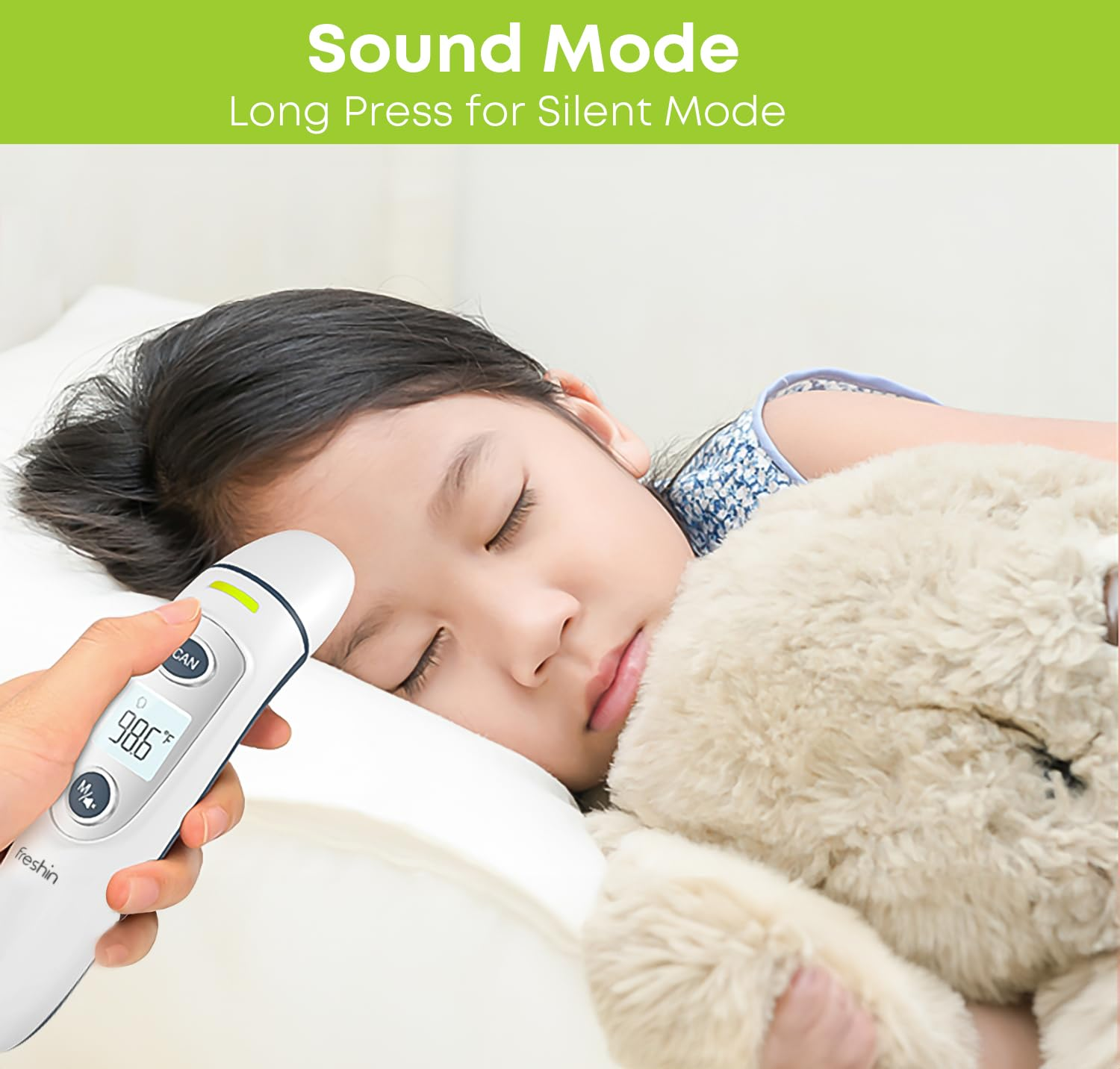 Medical Digital Thermometer 3-In-1 &ndash; Forehead, Ear & Object Thermometer | 35 Memory Function | Fast & Accurate IR Sensors | Fever Alarm | for Babies, Adults & Objects, Beverages | Batteries Included image number 5