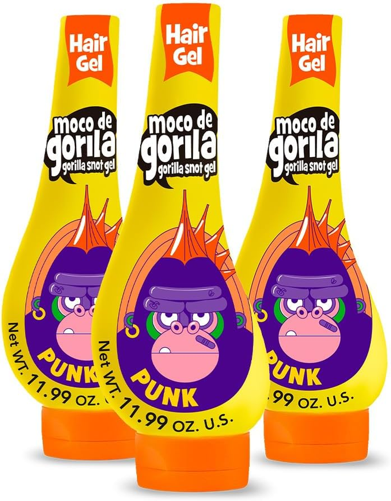 Moco De Gorila Galan Hair Styling Gel, Reactivatable with Water, Long-Lasting Hold, 3-Pack of 11.99 Oz Each, 3 Squeezable Bottles image number 2