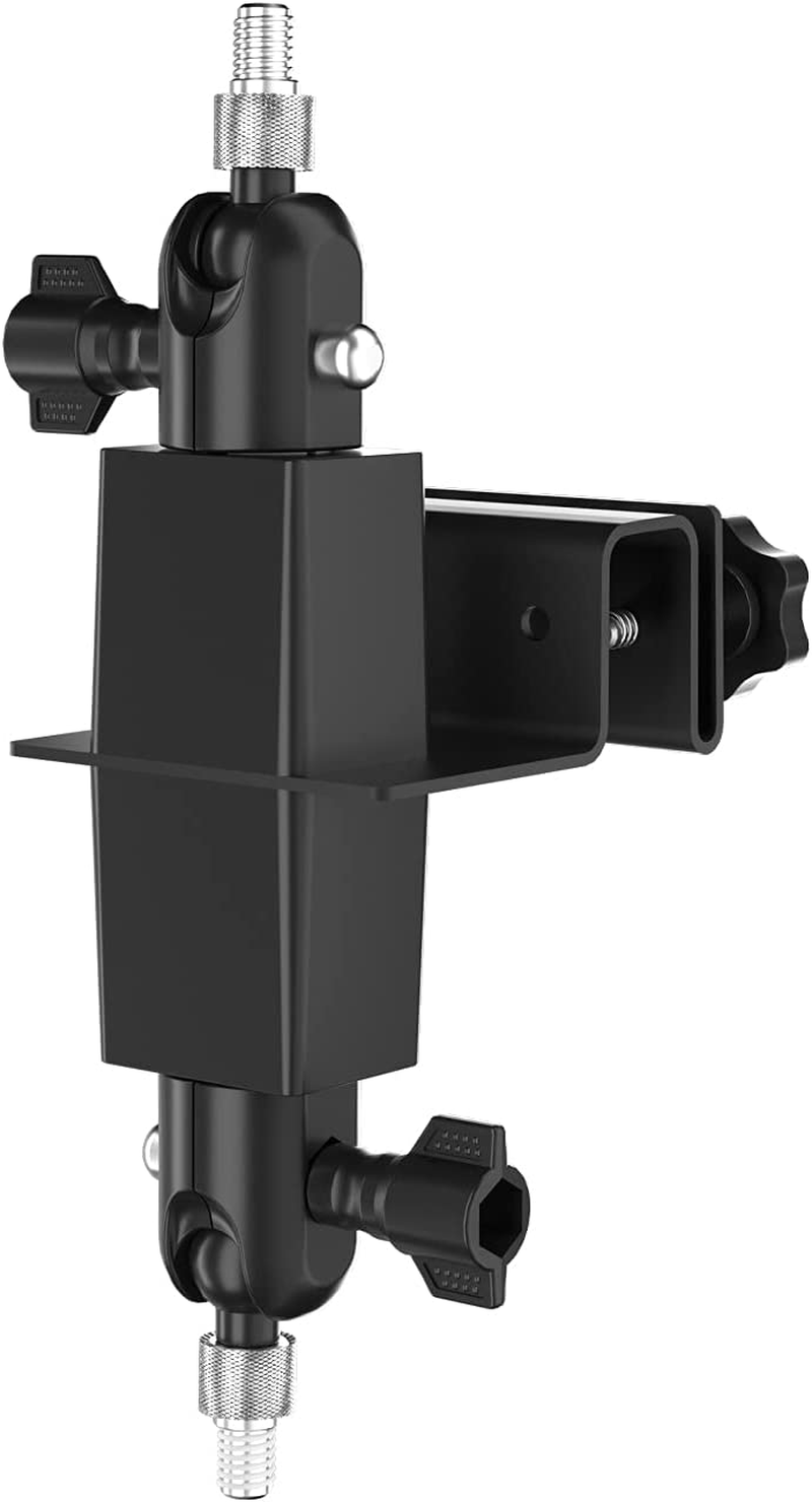 HOLACA 2 in 1 Two-Way Gutter Mount for Eufy Cam 3(S330),S230,S220,E20/E40/Eufy2/2Pro/3C/2C Pro/Eufy E and Solar Panel- Arlo Accessories Outdoor Mount(1Pack Black) (Black) image number 5