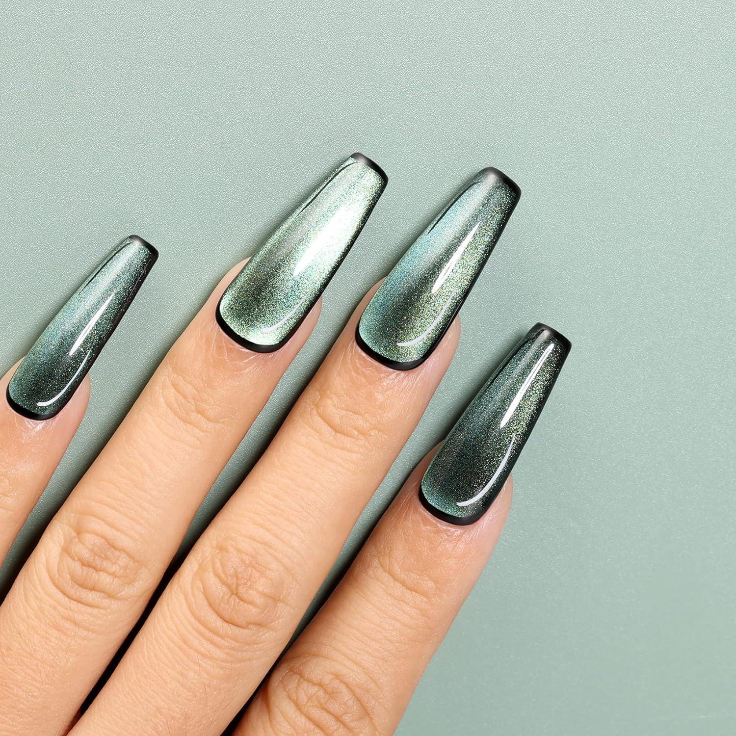 AIMEILI Cat Eye Gel Nail Polish Soak off U V LED Hema Free Nail Polish Nail Art Manicure Color Set of 6Pcs X 10Ml - Kit Set 48 image number 5