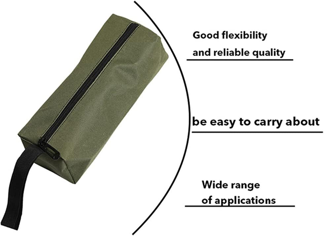 Maizoon Tool Bags 5 Pieces Set,Waterproof Oxford Canvas Zipper Storage Case,Multi-Purpose Hardware Screws Nails Drill Bit Metal Parts Repair Organizer Pouch,Uh04 image number 1