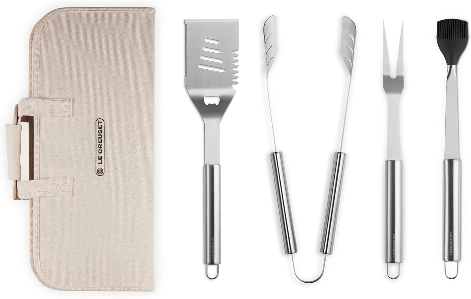 Le Creuset Outdoor 5-Piece Grilling Tools Set image number 1