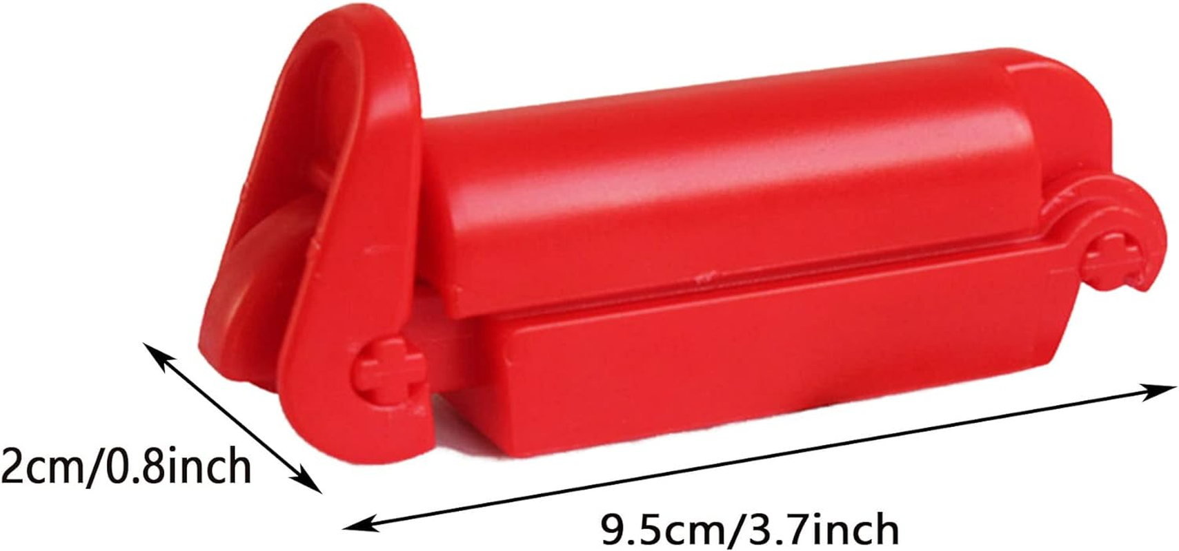 Seat Safety Belt Fitted Slip-Resistant Non Anti-Strap Clamp Suitable for Safety Reinforcement Necessary (Red)
