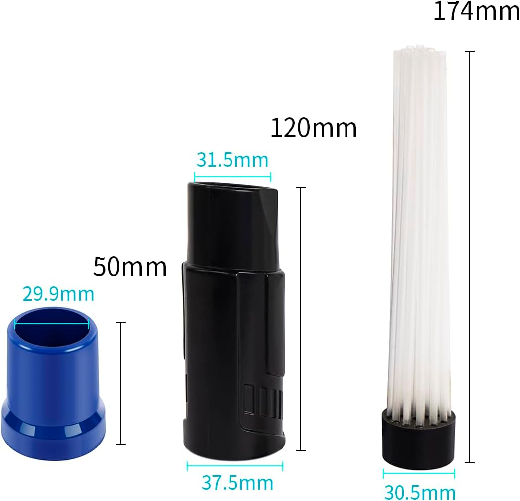 Wuyan Universal Vacuum Attachments Dust Brush for Daddy Cleaner Dirt Remover Home Vacuum Cleaning Brush for Air Vents Keyboards Tools image number 2