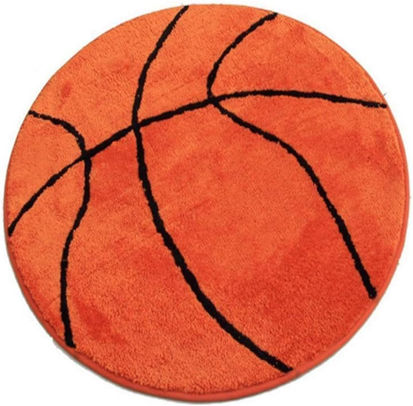 Soft round ABC Rug for Kids Room, 4Ft Fluffy Washable Circle Nursery Rug, Non-Slip Alphabet Educational Baby Kids Rug Carpet for Playroom Bedroom Classroom Kids Room Decor (White)