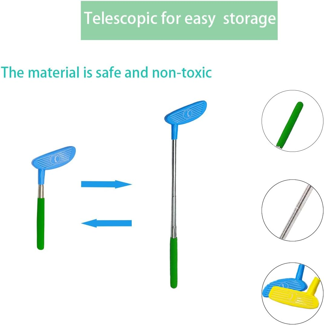 ZUNIPLEX Upgraded Toddler Golf Set,Mini Golf Kids Outdoor,Retractable Golf Club,Kids Outdoor Sports Toy, Gifts for Boys and Girls 3 4 5 Years Old（Reinforced Clubs） image number 3