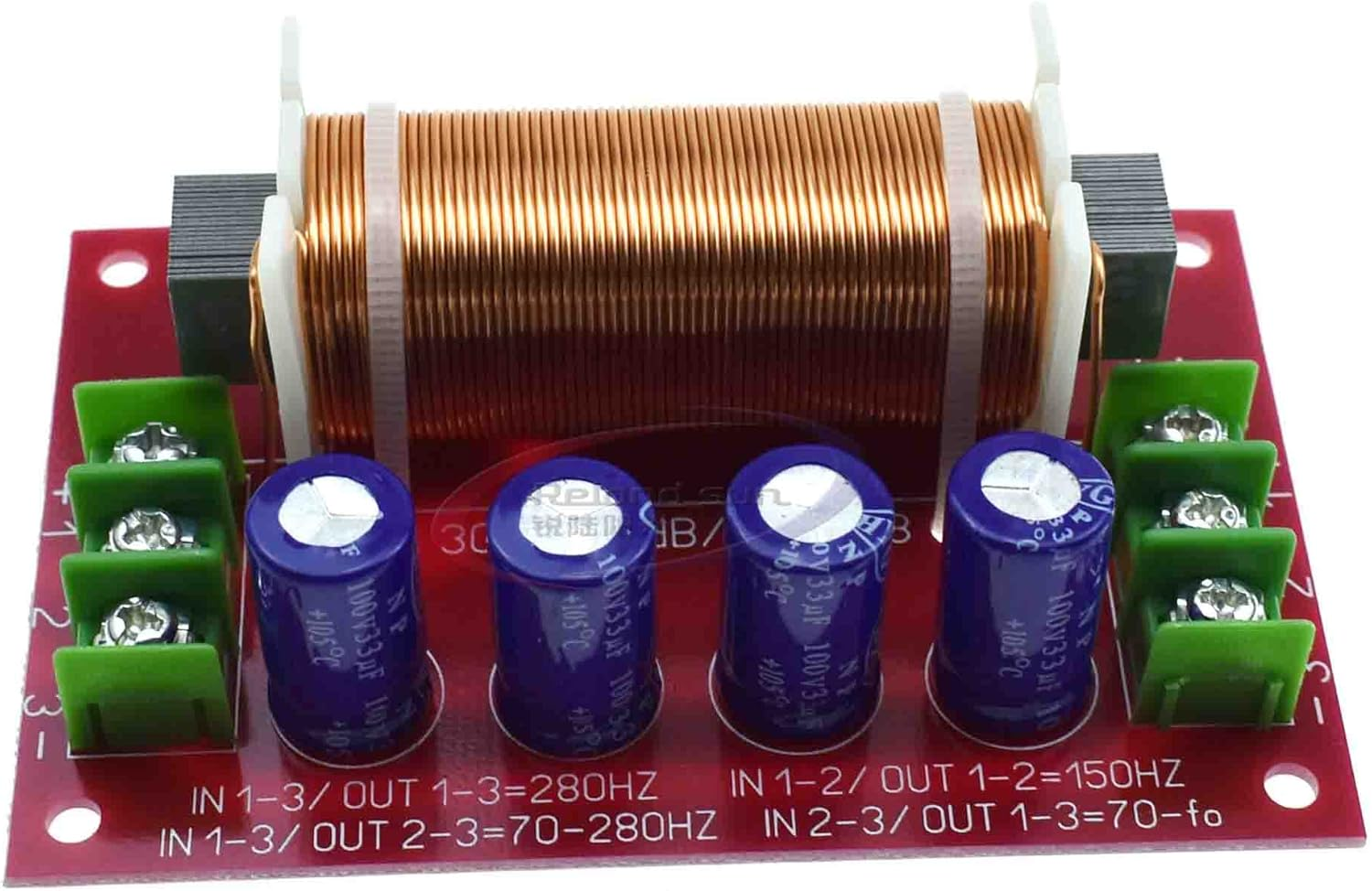 Reland Sun Subwoofer Crossover Frequency Speaker Divider 300W Bass Woofer Crossover Filters for Studio Hifi Audio image number 4