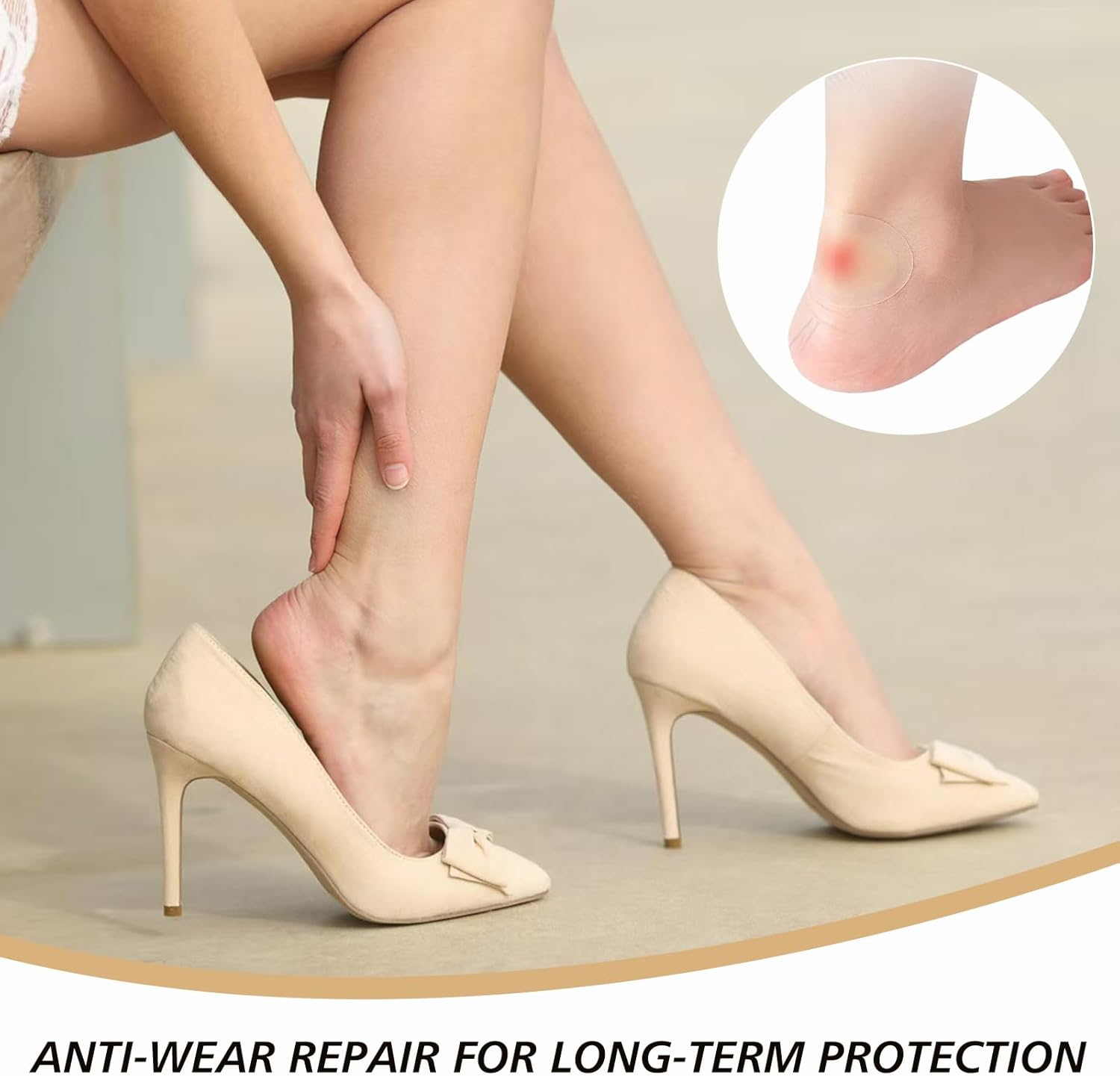 20 Pcs Hydrocolloid Gel Blister Plasters, Invisible Waterproof Blister Band Aid for Feet, Advanced Cushioning Protection for Heel, Toe, Forefoot to Prevent Shoe Rubbing & Blisters from Walking, Hiking, Running image number 5