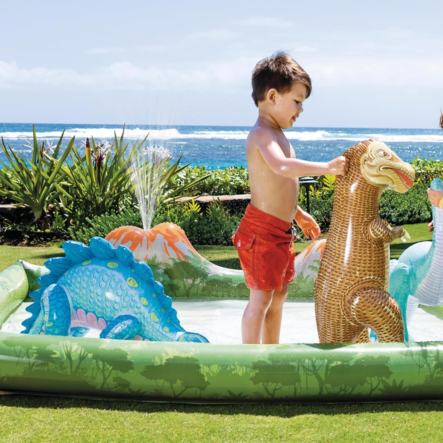 Intex Jurassic Adventure Play Center, Inflated Size: 2.01M X 2.01M X 36Cm (56132NP) image number 6
