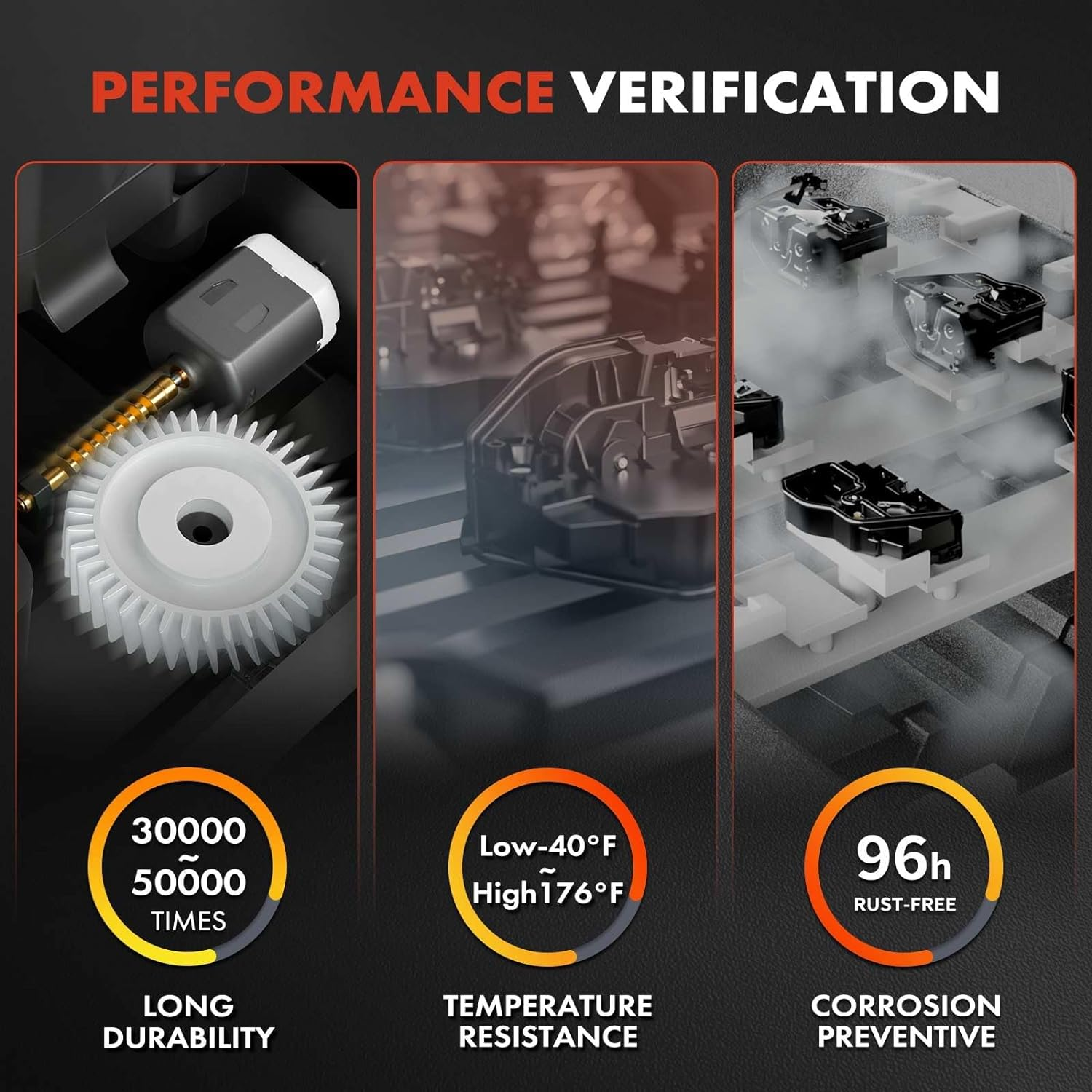 A-Premium Door Latch Lock Actuator Compatible with Mercedes-Benz Vehicles - E320 2003-2009, E350 2003-2009, Sedan/Wagon, W211 Series - Front Right Passenger Side image number 1