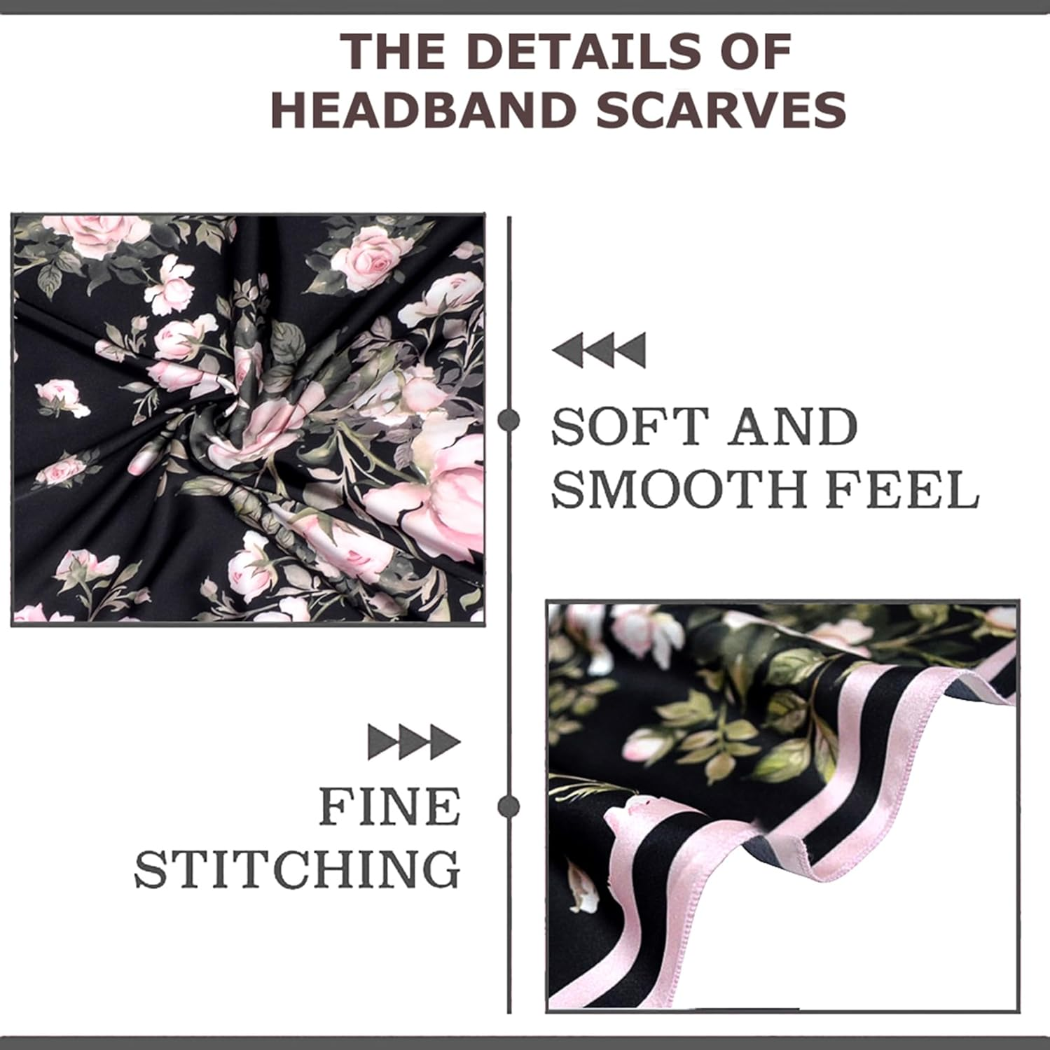 Stylfrsh Satin Silk Multi Printed 21 Inch Square Scarf Fashion Scarves Tie Neck Scarf for Mens Pack of 2 image number 2