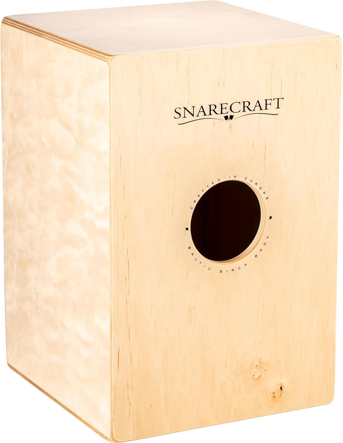 Meinl Percussion Snarecraft Cajon Box Drum with Internal Snares and Bass Tone for Acoustic Music &Acirc;&euro;&rdquo; Made in Europe &Acirc;&euro;&rdquo; Play with Your Hands, Baltic Birch, Burl Wood (SC80BW) image number 7
