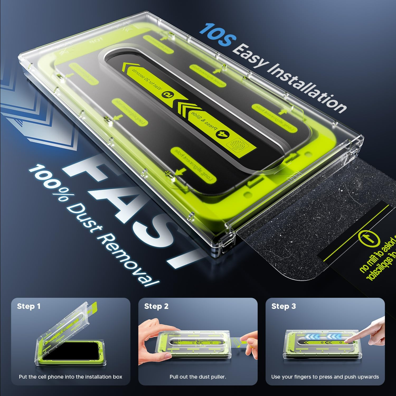 WSKEN for Iphone 16 Pro Privacy Screen Protector - [28&deg;Anti Spy][Auto-Dust Removal]Anti Glare Full Coverage 9H Hardness Tempered Glass Easy Installation,Bubble Free,Anti Fingerprint,Anti Scratch image number 4