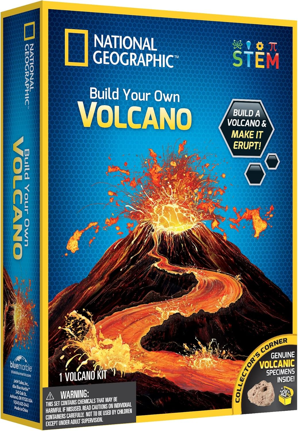 National Geographic Volcano Science Kit - Build and Erupt STEM Educational Toy