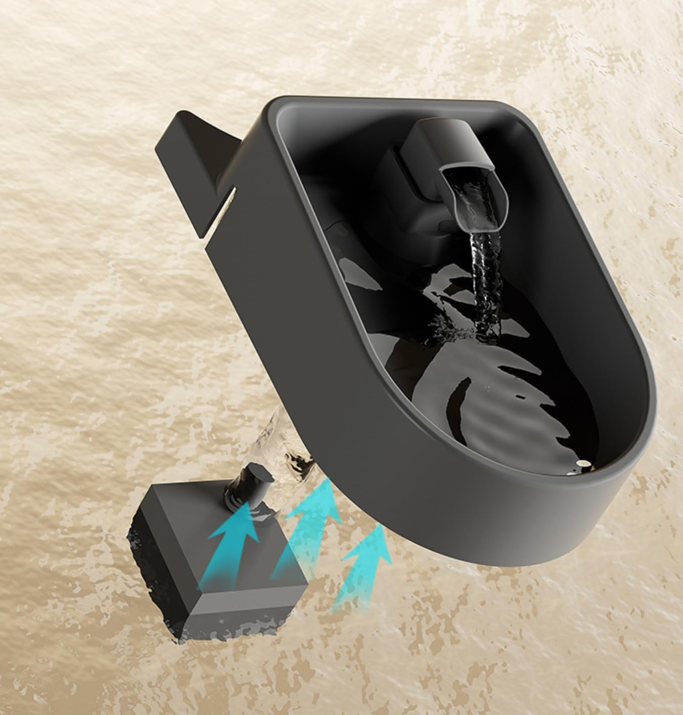 Automatic Pet Food & Water Dispenser Set &ndash; Large Capacity Gravity Feeder (3.7 L Total) image number 2