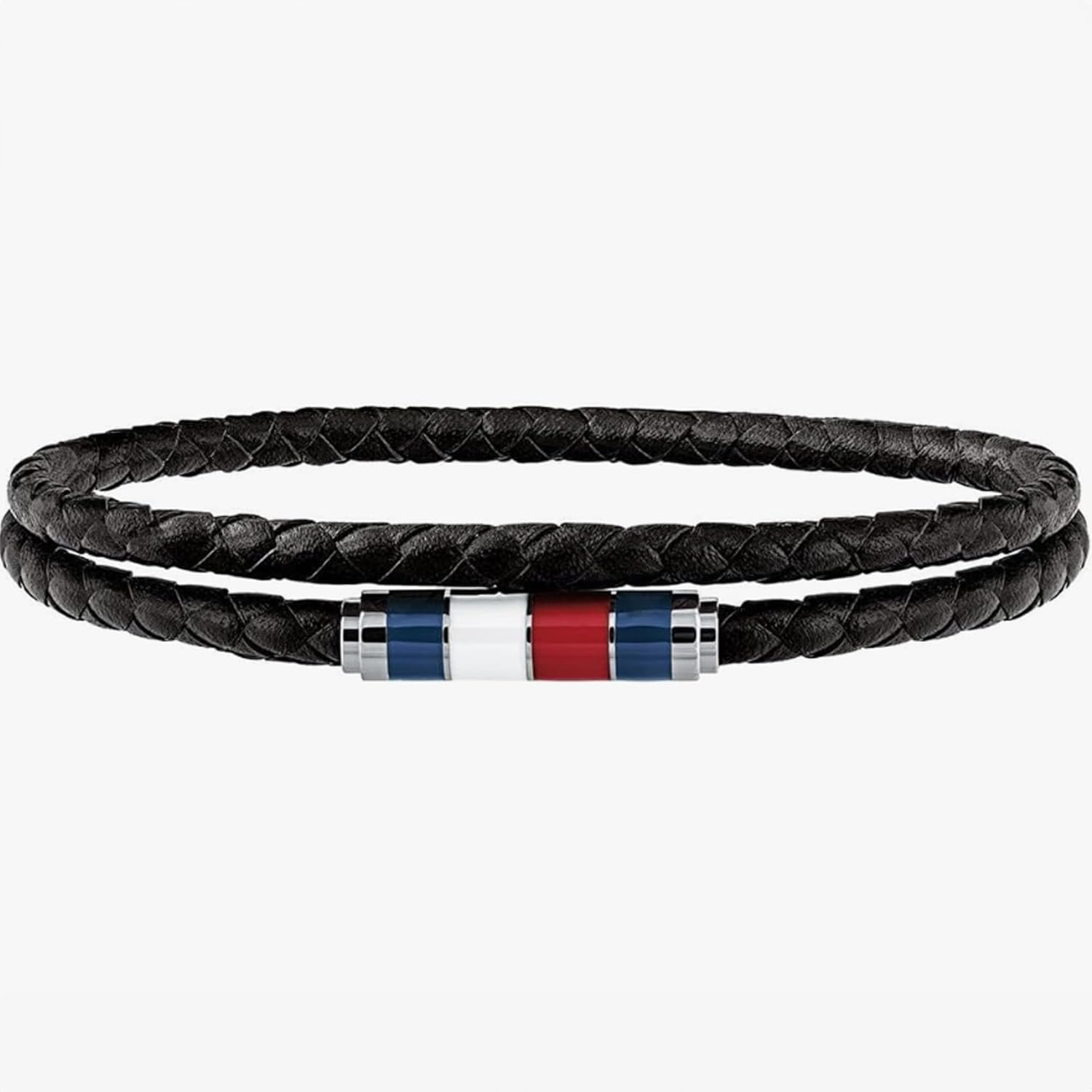 Tommy Hilfiger Men'S Jewelry Leather Double Wrap Bracelet image number 4