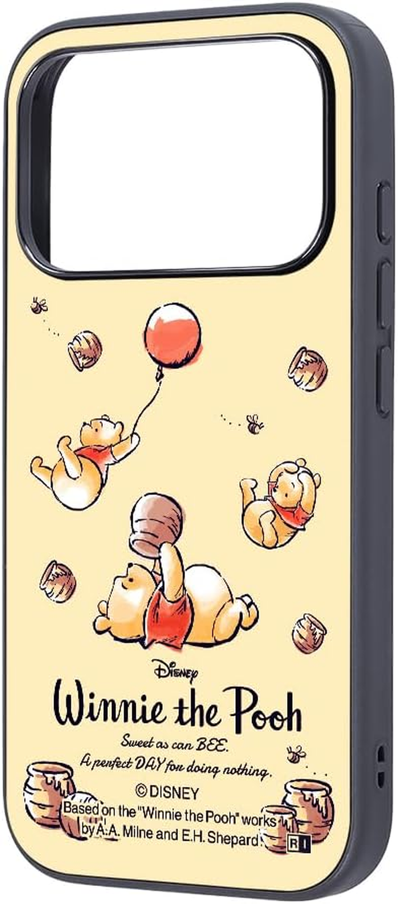 Ingram Iphone 17 Pro Case, Winnie the Pooh [Disney Official] Shockproof, Shock Absorbing, Bumper Hybrid Case, Easy to Hold, Cute, Disney Character and Honey image number 4